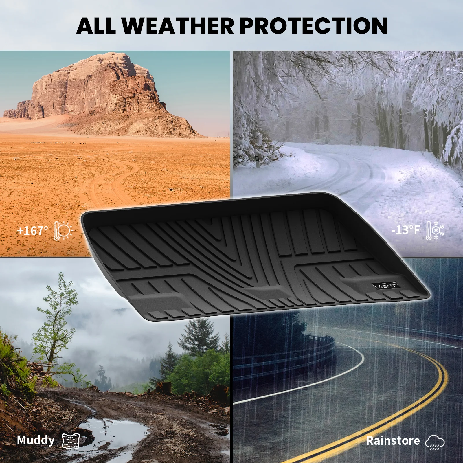 Fit for 2018-2026 Honda Odyssey TPE Custom Floor Mats or Rear Cargo Mat - Image 27