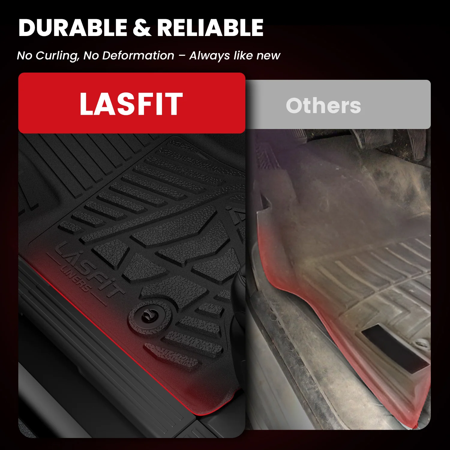 Fit for 2019-2026 GMC Sierra & Sierra Denali 1500 Floor Mats, Fit Carpet Floor Only, Not Fit 2019 Sierra LD - Image 46
