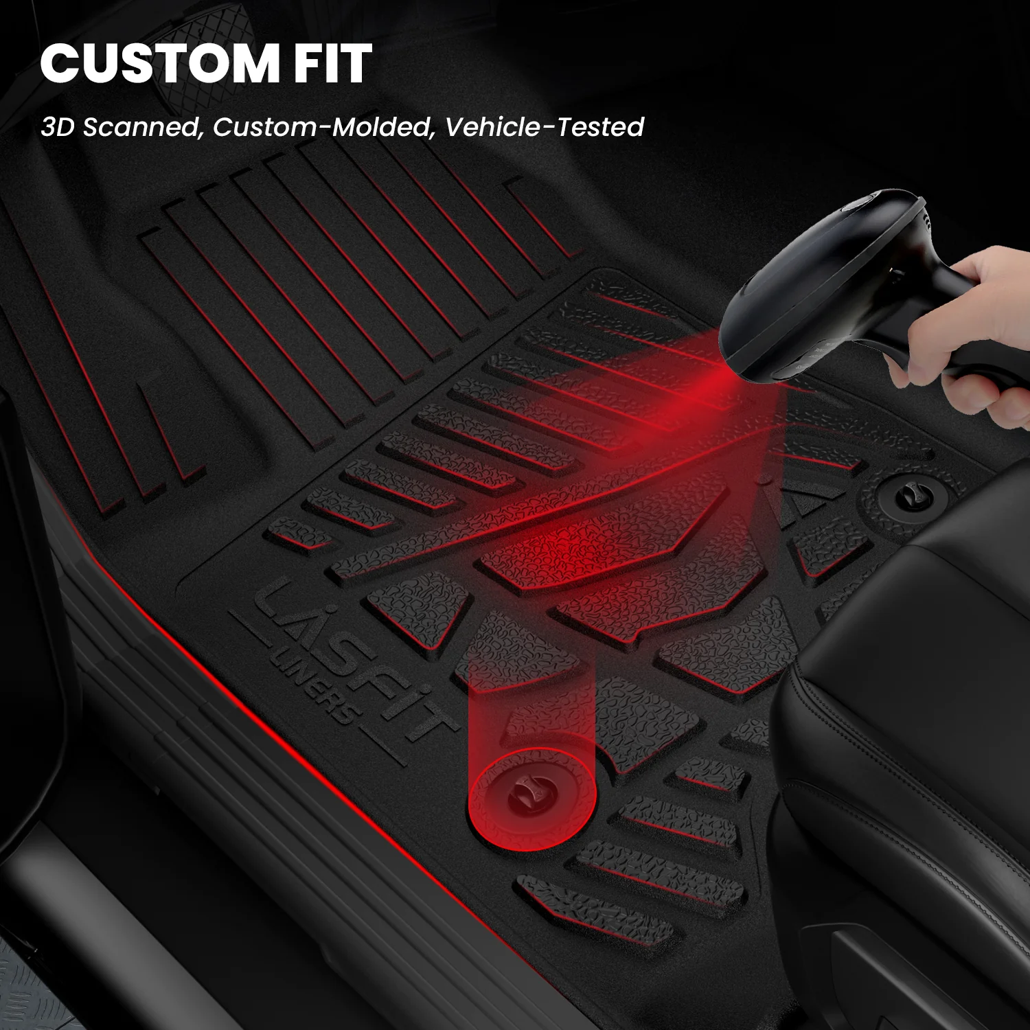Fit for 2019-2026 GMC Sierra & Sierra Denali 1500 Floor Mats, Fit Carpet Floor Only, Not Fit 2019 Sierra LD - Image 59