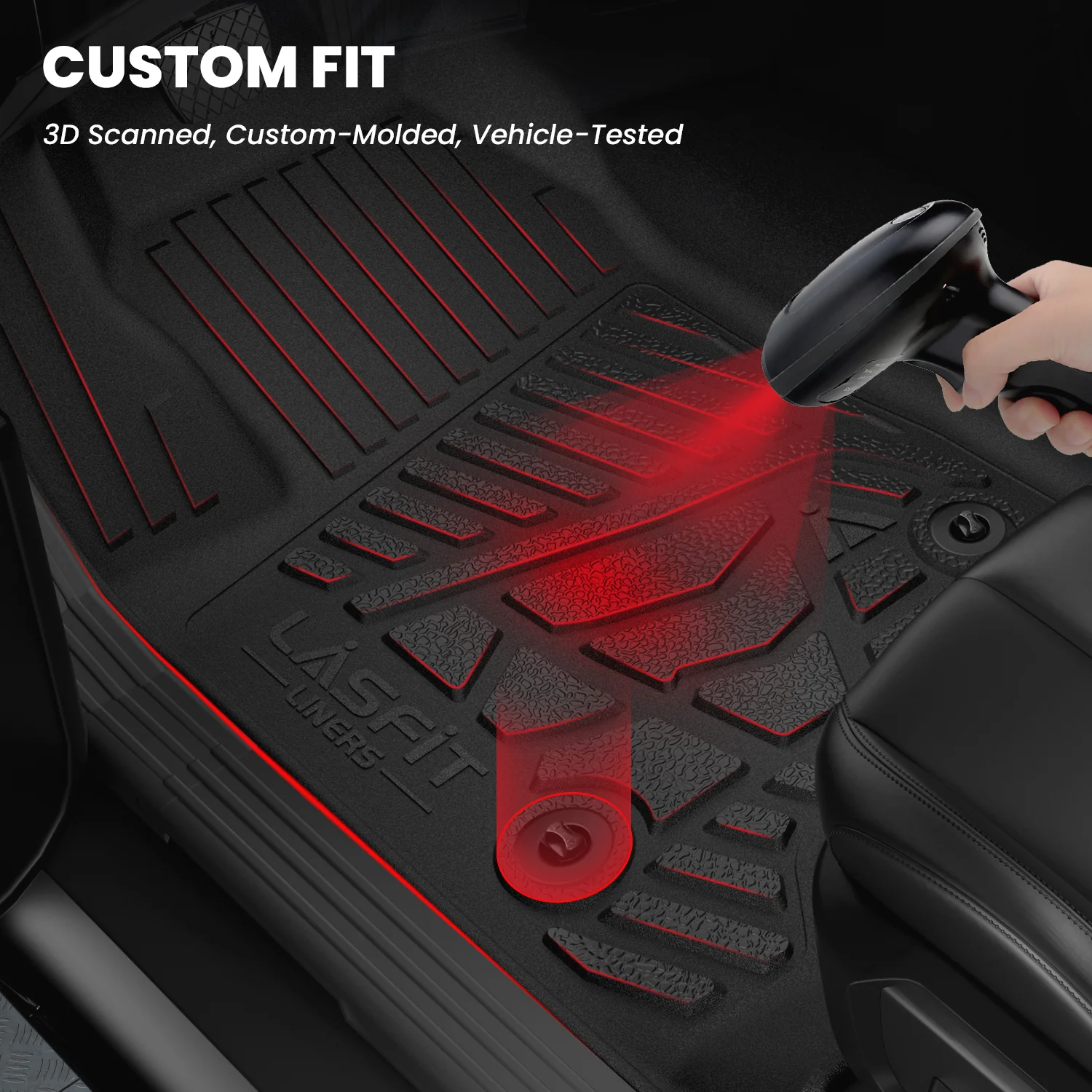 Fit for 2019-2026 GMC Sierra & Sierra Denali 1500 Floor Mats, Fit Carpet Floor Only, Not Fit 2019 Sierra LD - Image 68