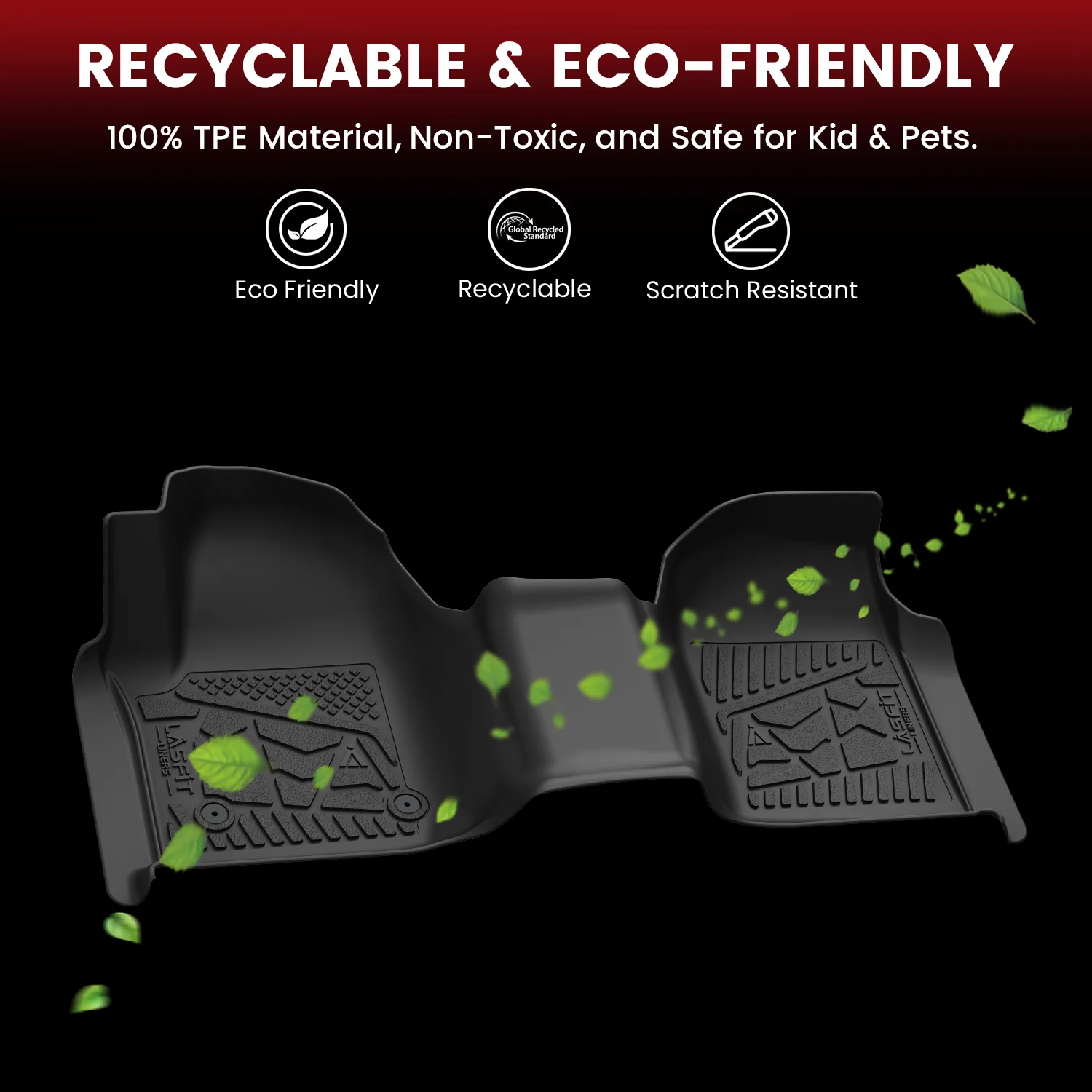 Fit for 2019-2026 GMC Sierra & Sierra Denali 1500 Floor Mats, Fit Carpet Floor Only, Not Fit 2019 Sierra LD - Image 82