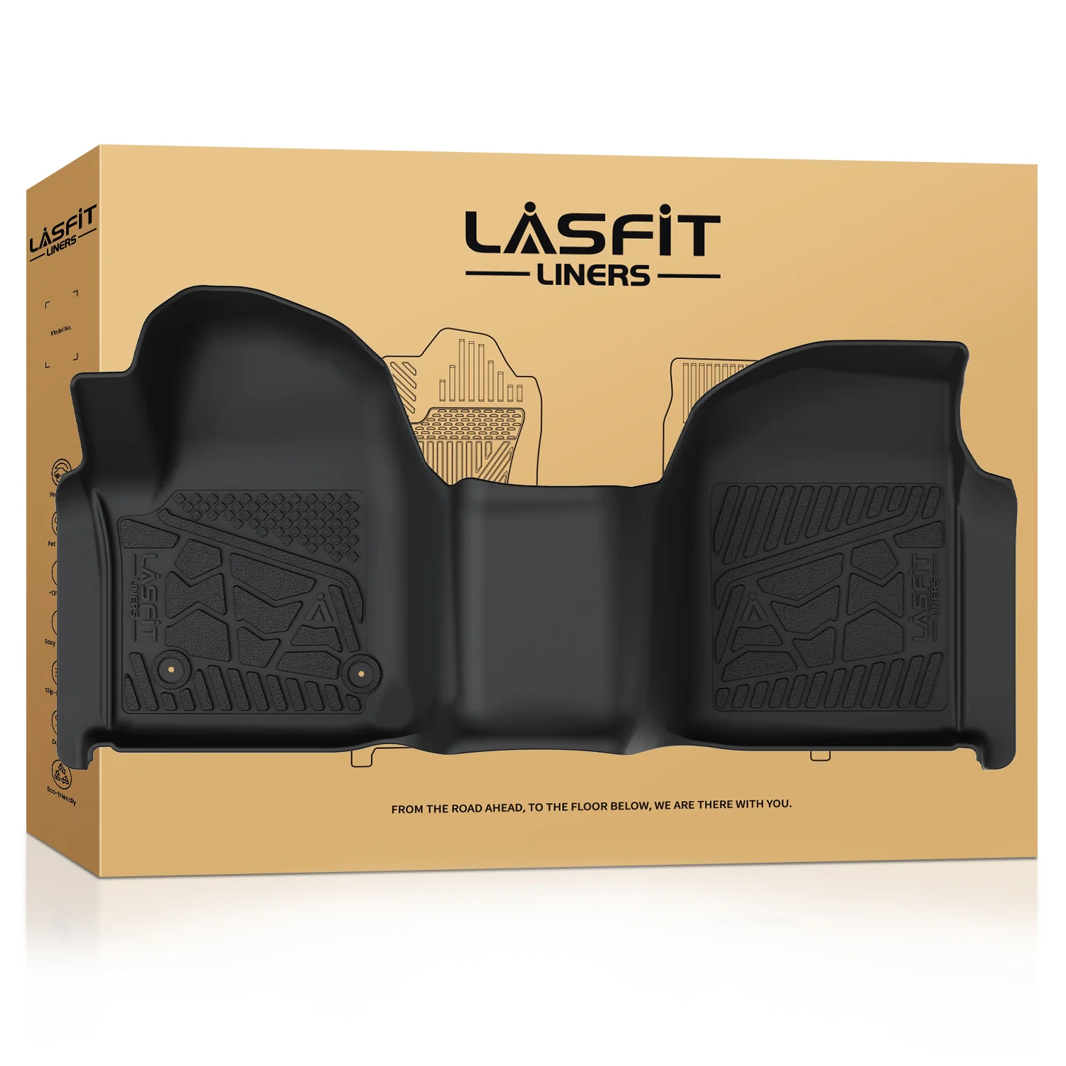 Fit for 2019-2026 GMC Sierra & Sierra Denali 1500 Floor Mats, Fit Carpet Floor Only, Not Fit 2019 Sierra LD - Image 83