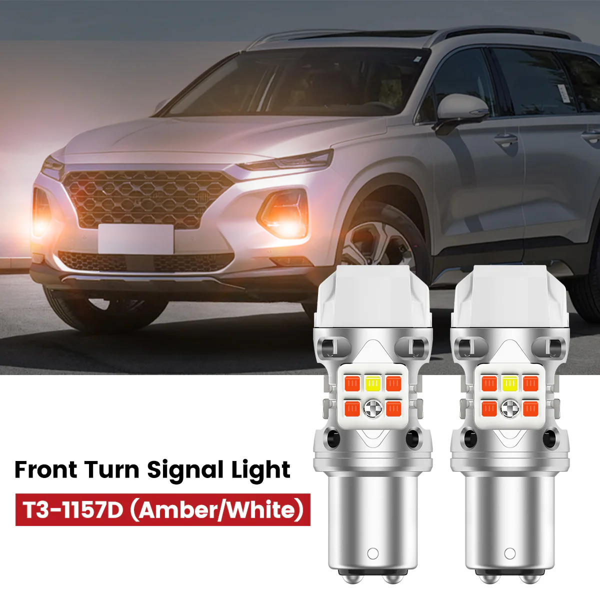 Fit for 2019-2020 Hyundai Santa Fe The Brightest LED Bulbs Upgrade - Image 17