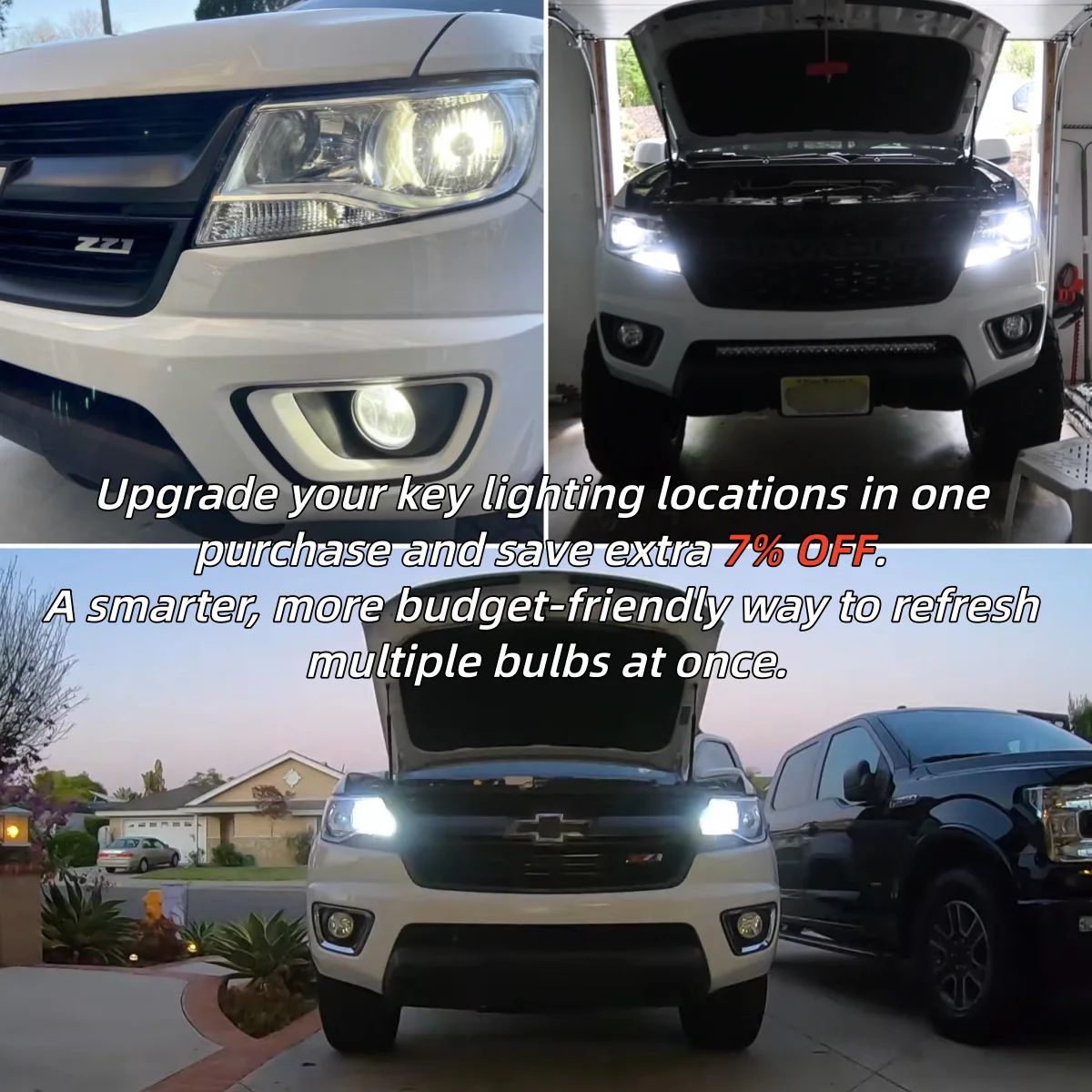 Fit for 2015-2022 Chevrolet Colorado LED Bulbs Upgrade | Tested and Verified - Image 70