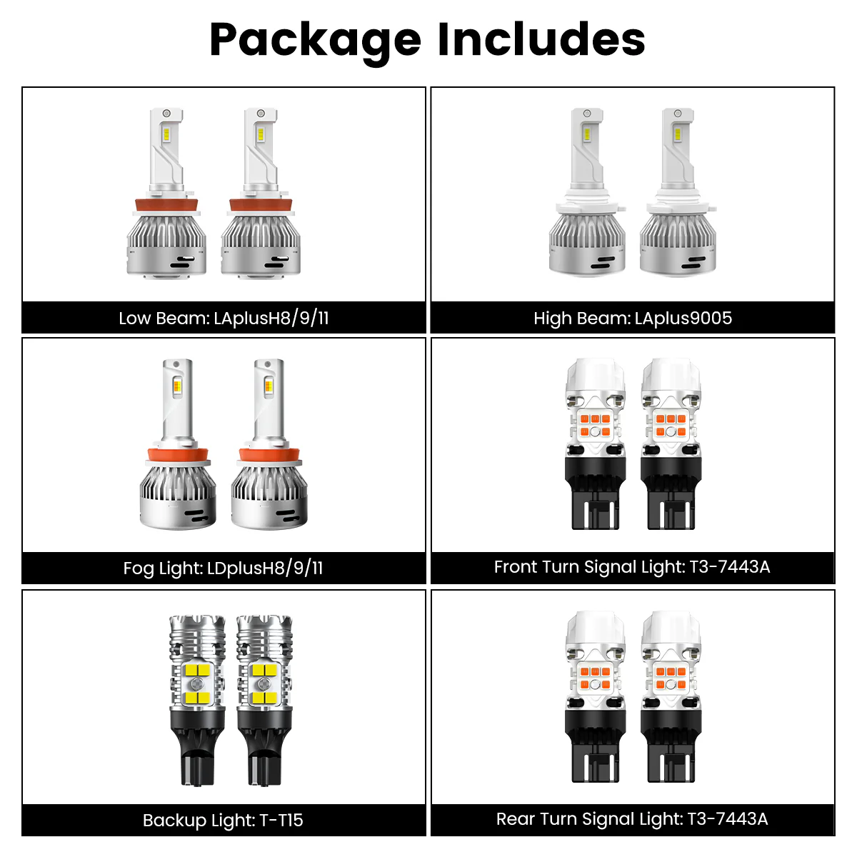 Fit for 2019-2022 Honda HR-V LED Bulbs Upgrade | Tested and Verified
