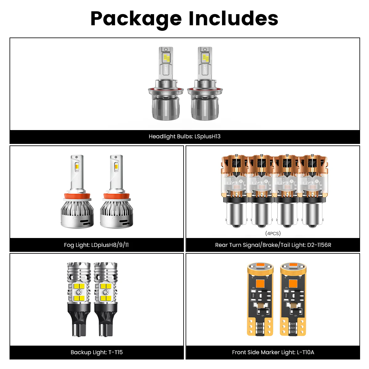 Fit for 2019-2023 Jeep Renegade The Brightest LED Bulbs Upgrade - Image 10