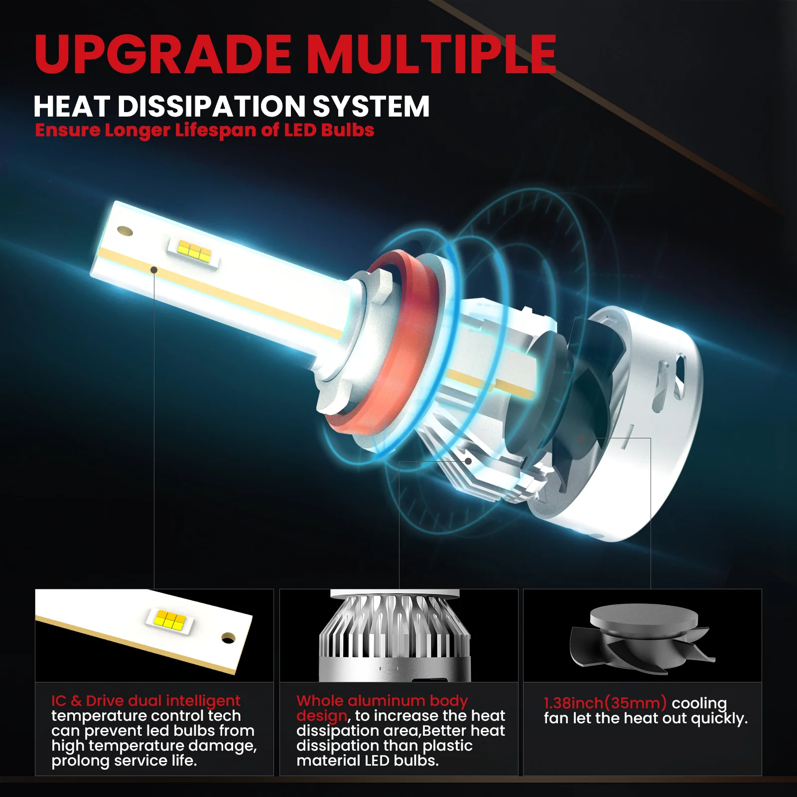 Fit for 2015-2017 Subaru WRX STI LED Bulbs Exterior Interior Lights - Image 12