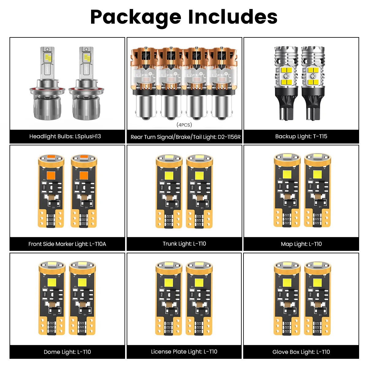 Fit for 2019-2023 Jeep Renegade The Brightest LED Bulbs Upgrade - Image 7