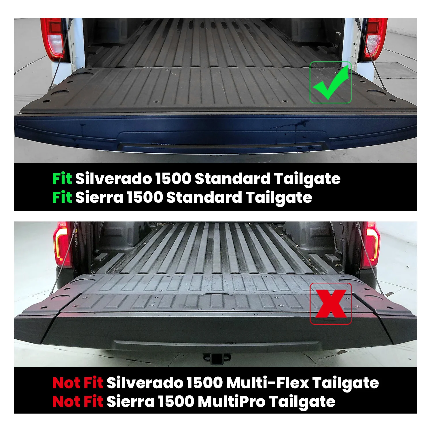 Fit for 2019-2026 GMC Sierra 1500 Truck Bed Mat or Tailgate Mat, Not Fit 2019 Sierra 1500 LD - Image 12