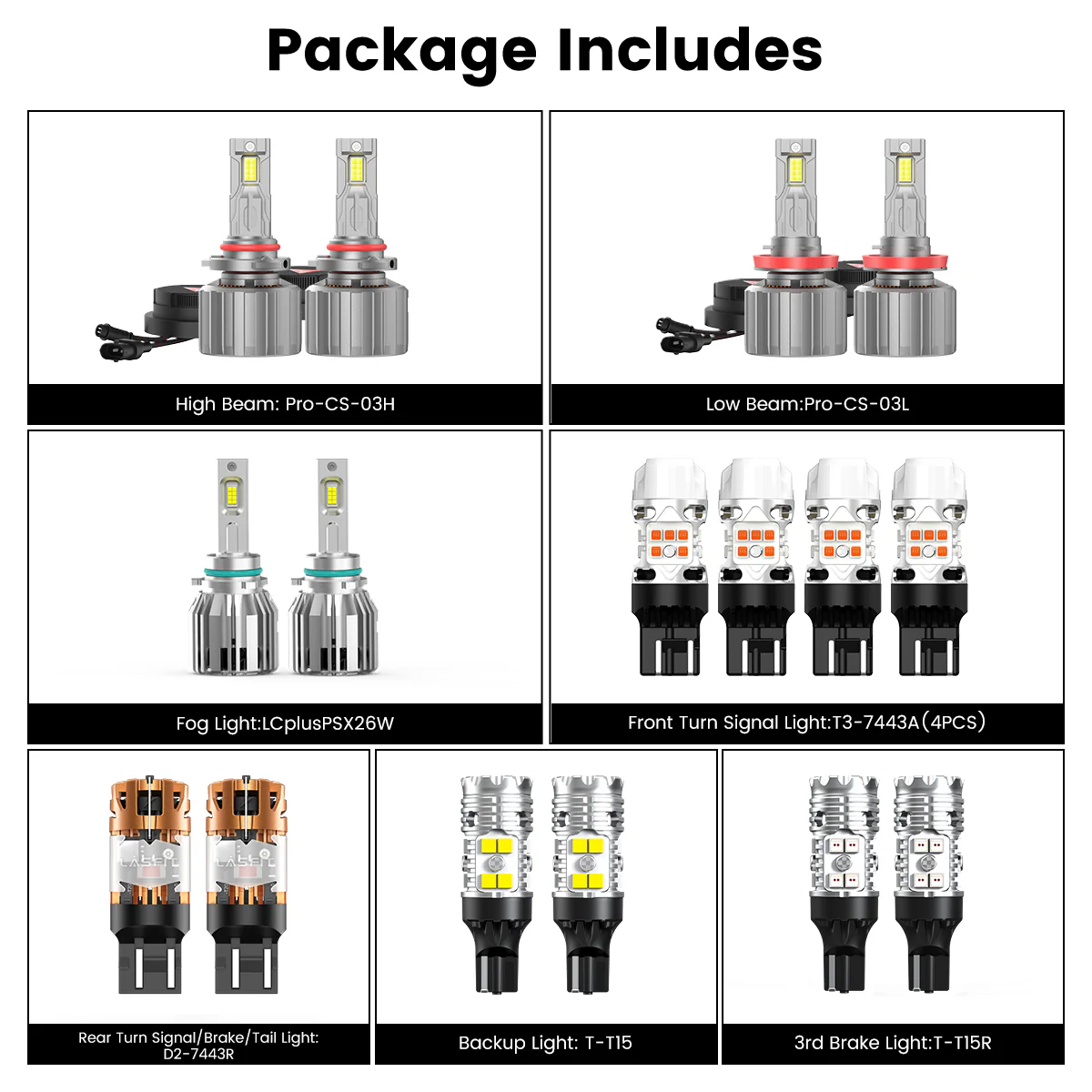 Custom Engineered for 2019-2025 Chevrolet Silverado 4500 5500 6500 LED Bulbs Upgrade - Image 2