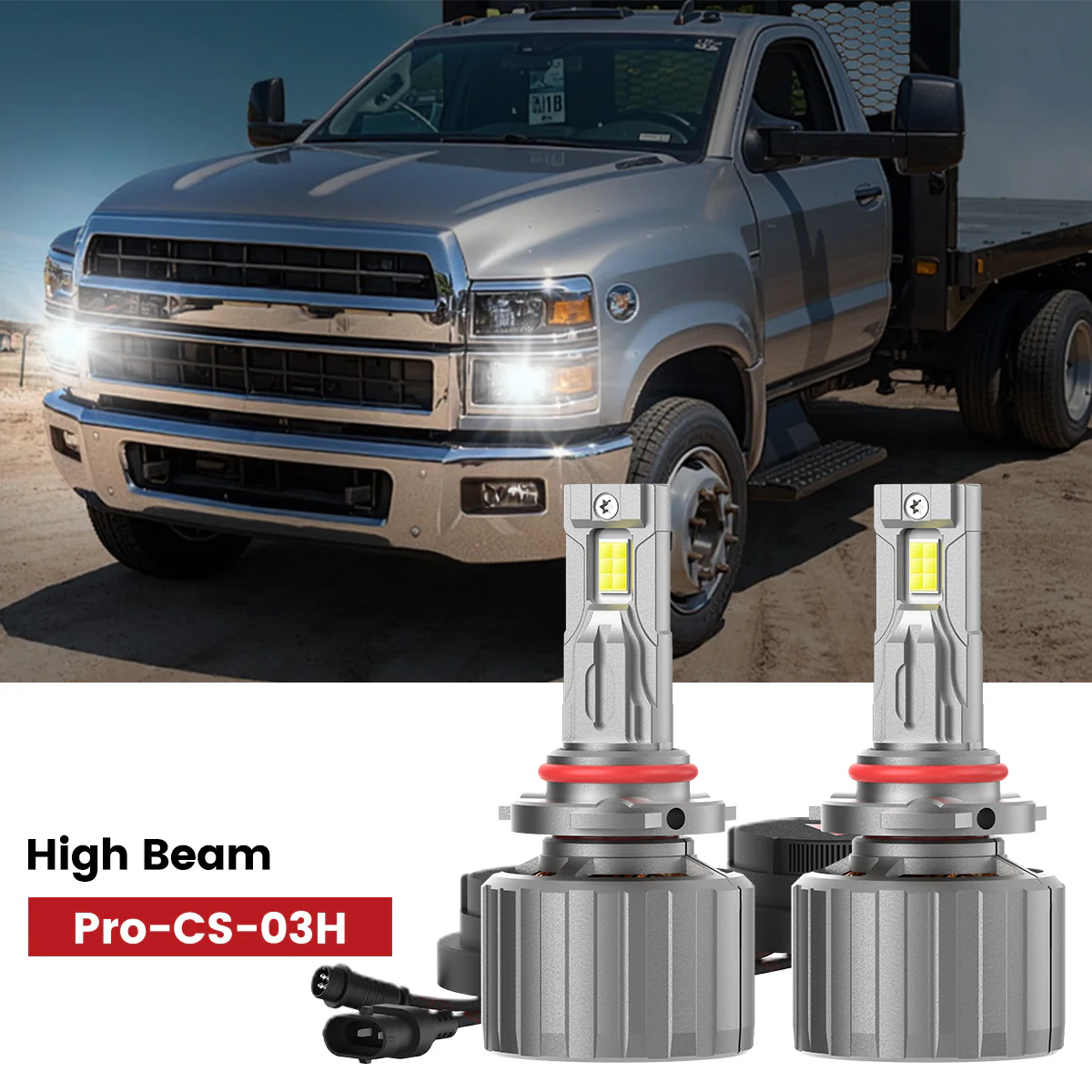 Custom Engineered for 2019-2025 Chevrolet Silverado 4500 5500 6500 LED Bulbs Upgrade - Image 9