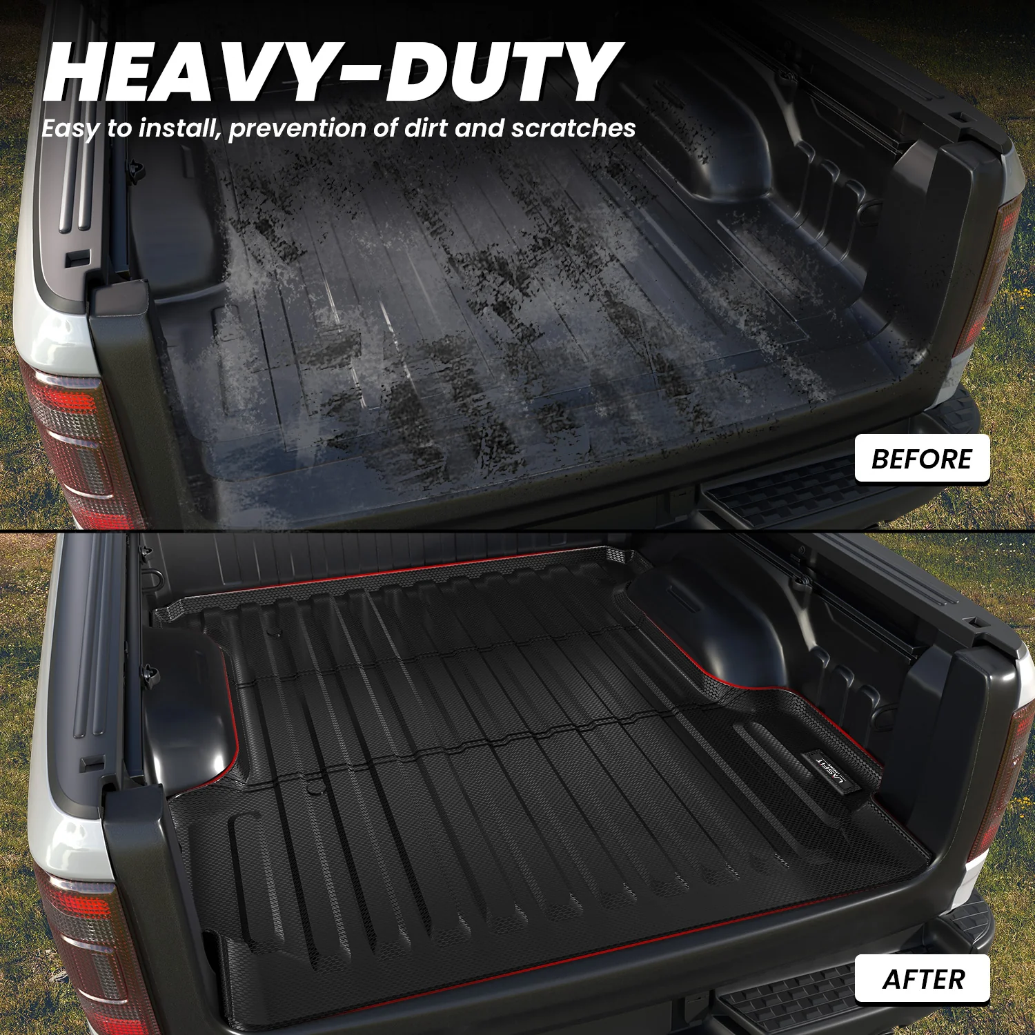 Fit for 2019-2026 Ram 1500 Truck Bed Mat, Not Fit Drop-in liners - Image 5