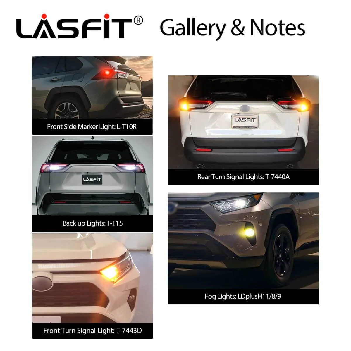 Fit for 2019-2021 Toyota RAV4 LED Bulbs Upgrade - Image 4