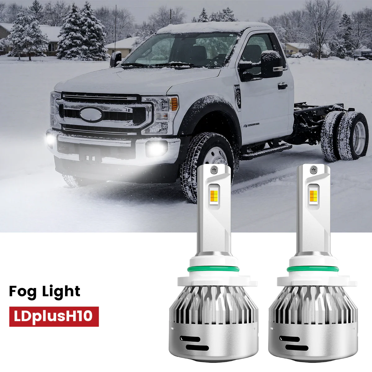 Fit for 2020-2022 Ford Chassis Cab F-350/450/550 The Brightest LED Bulbs Upgrade - Image 12