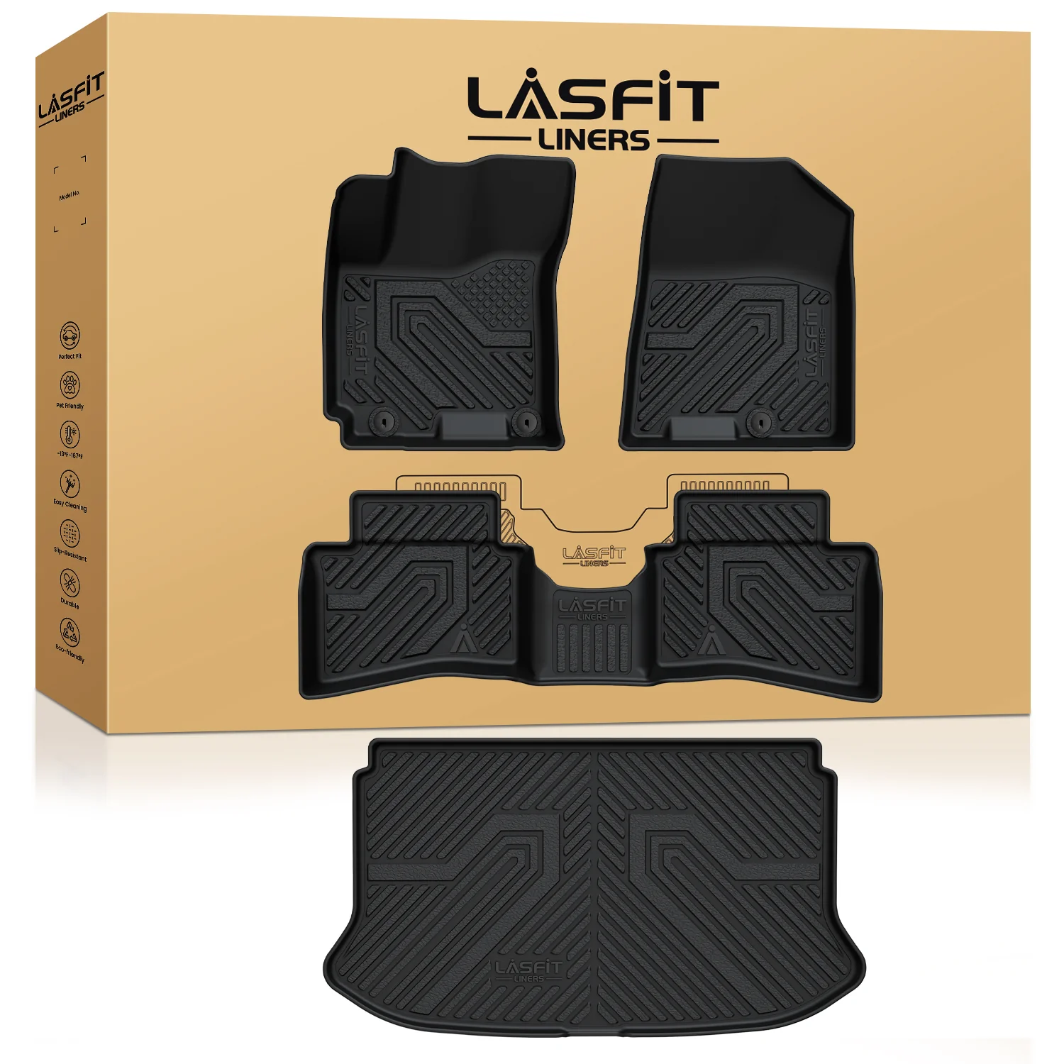 Fit for 2020-2026 Hyundai Venue Floor Mats & Cargo Mat, Fit Upper Cargo Only - Image 8