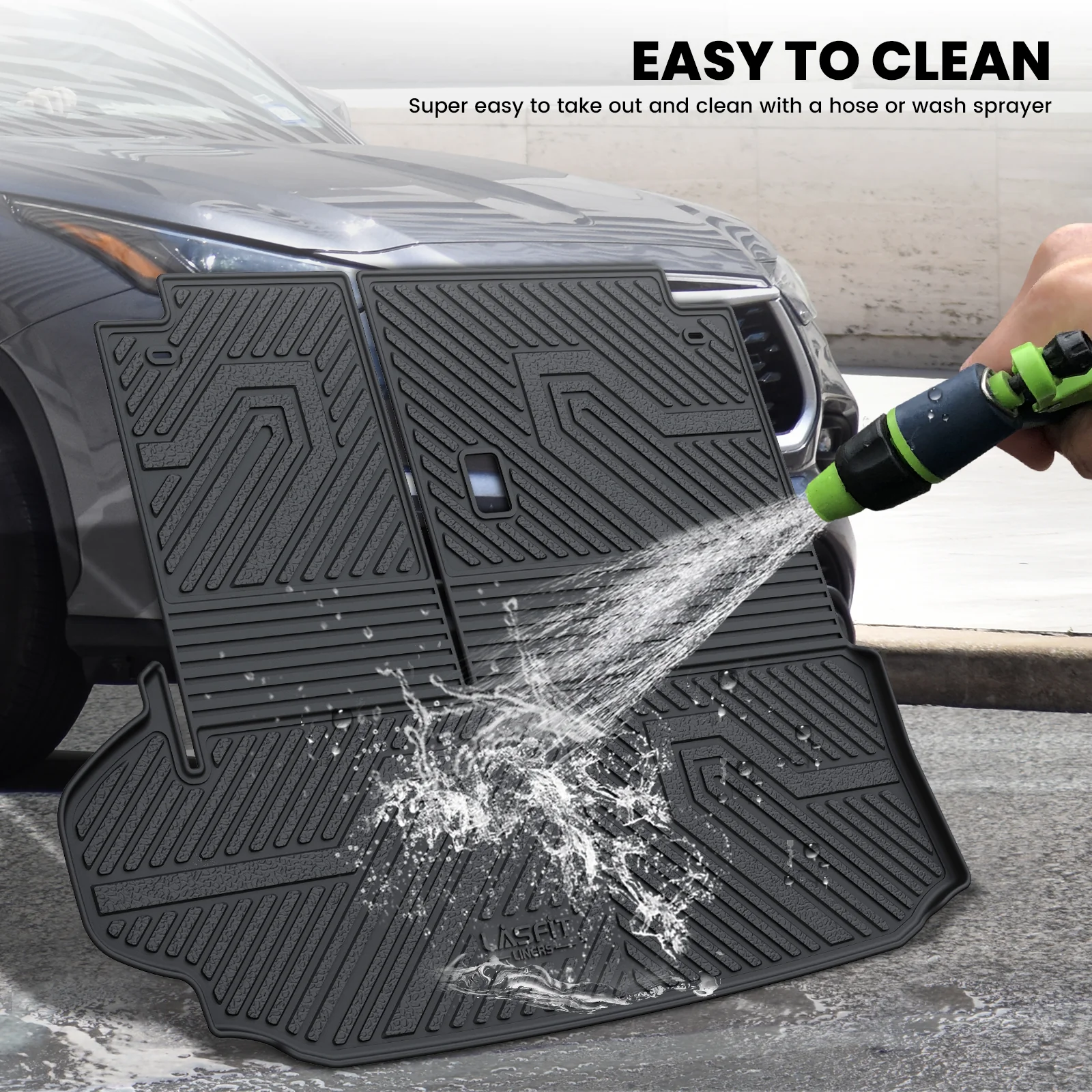 Fit for 2020-2026 Toyota Highlander Hybrid Floor Mats & Seatback & Cargo Mat, Fit AWD & Without Subwoofer Only - Image 16