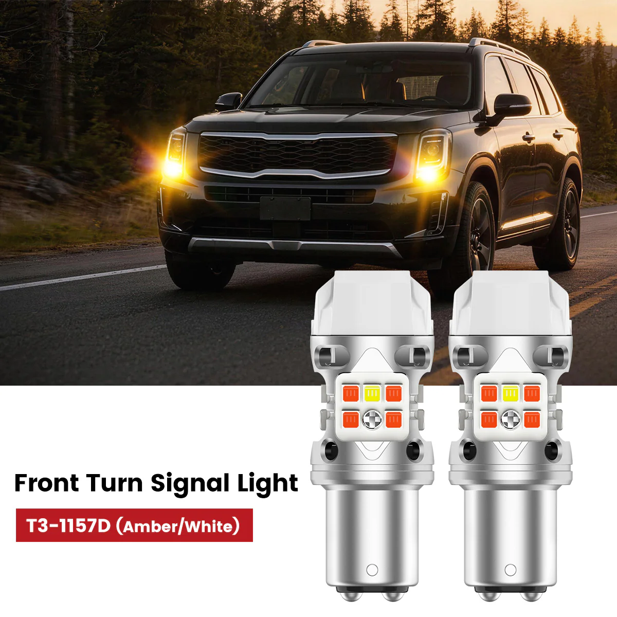 Fit for 2020-2022 Kia Telluride LED Bulbs Upgrade - Image 25