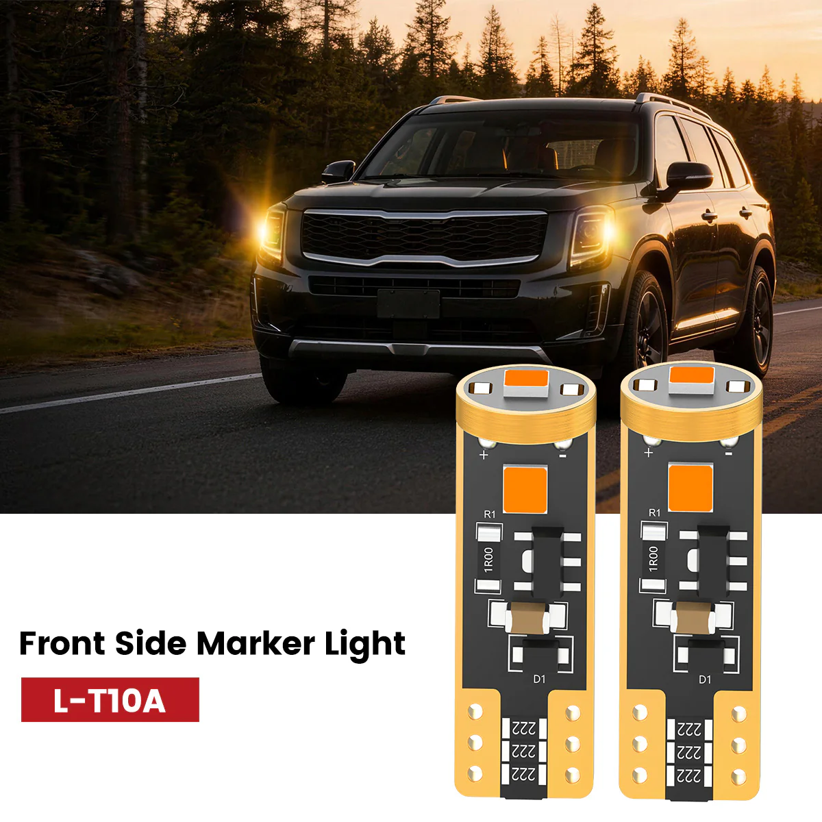 Fit for 2020-2022 Kia Telluride LED Bulbs Upgrade - Image 34