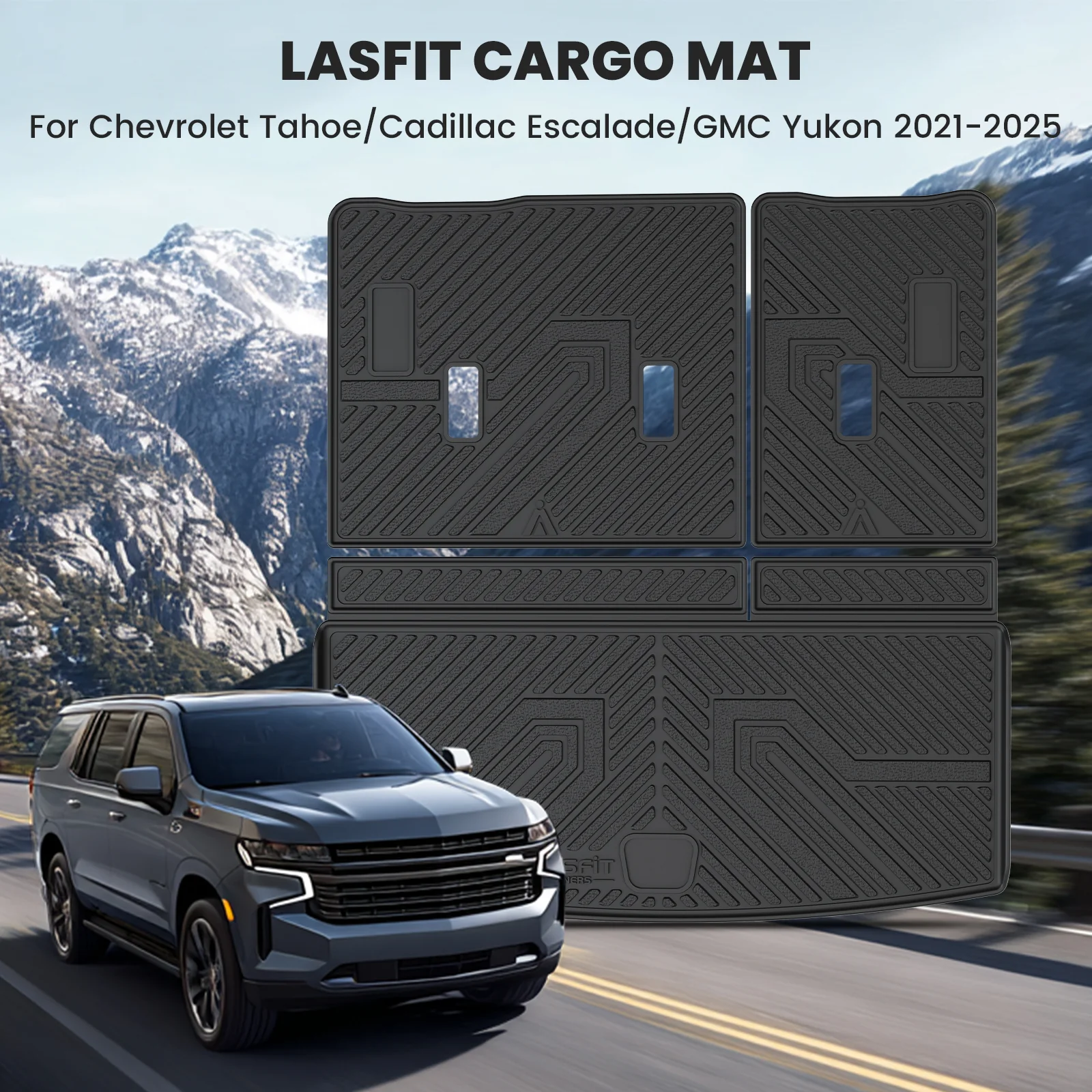 Fit for 2021-2026 GMC Yukon Floor Mats or Seatback & Cargo Mat, Not Fit Yukon XL - Image 28