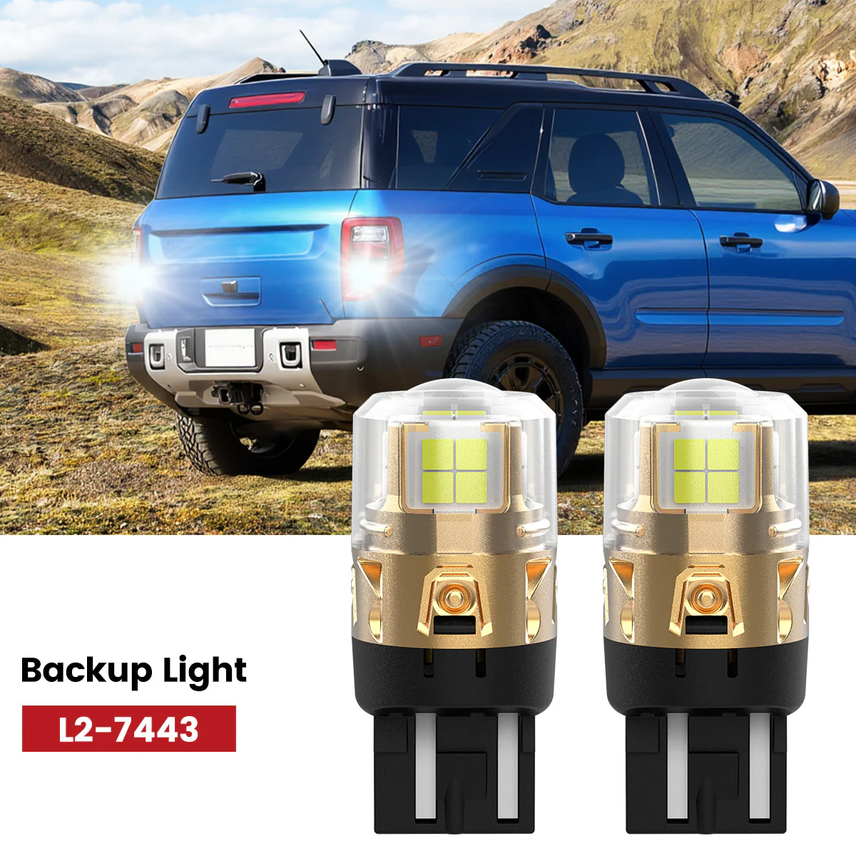 Fit for 2021-2025 Ford Bronco Sport LED Bulbs Upgrade | Tested and Verified - Image 9