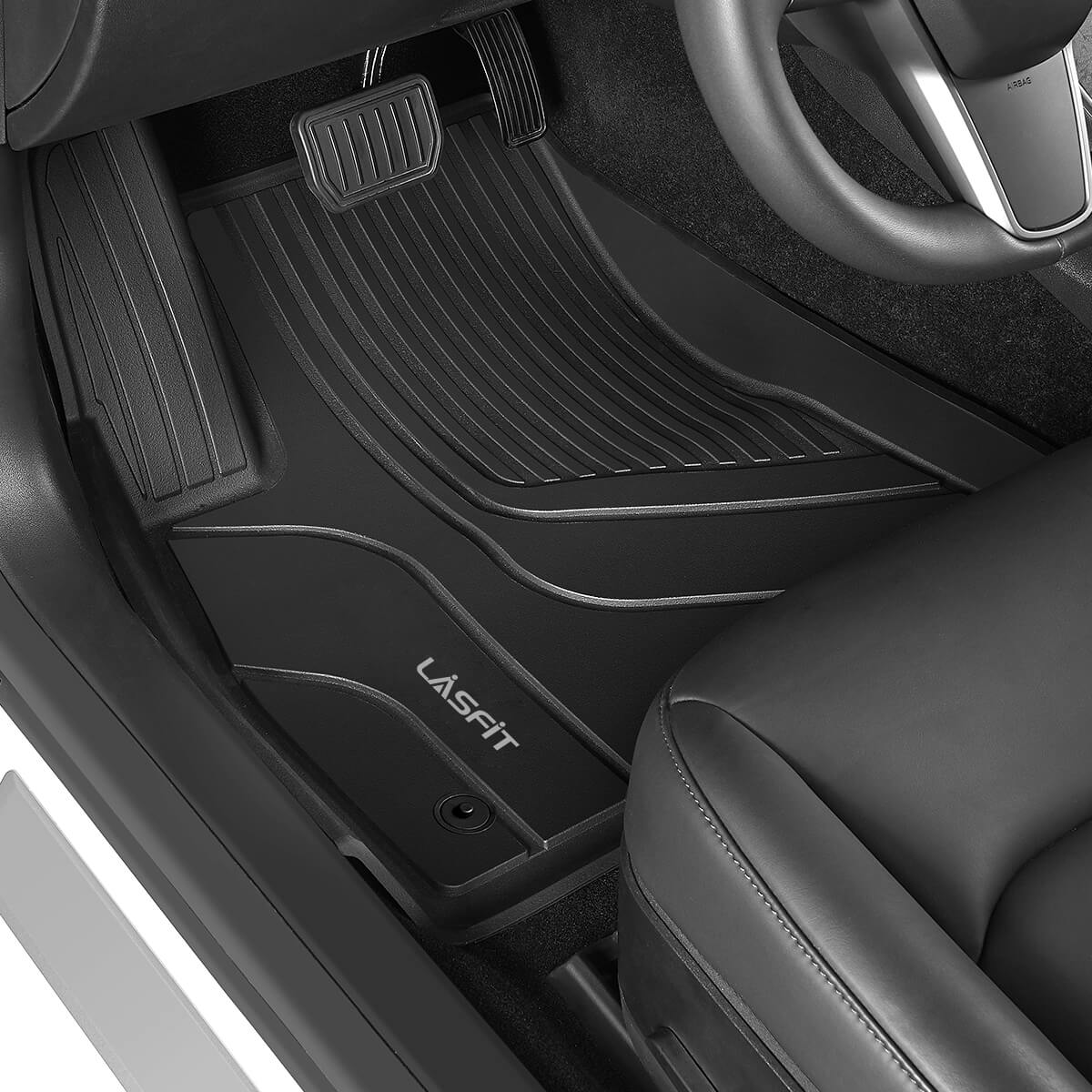 Fit for 2021 Tesla Model 3 Floor Mats TPE Material 1st & 2nd or Cargo Custom All Weather - Image 6
