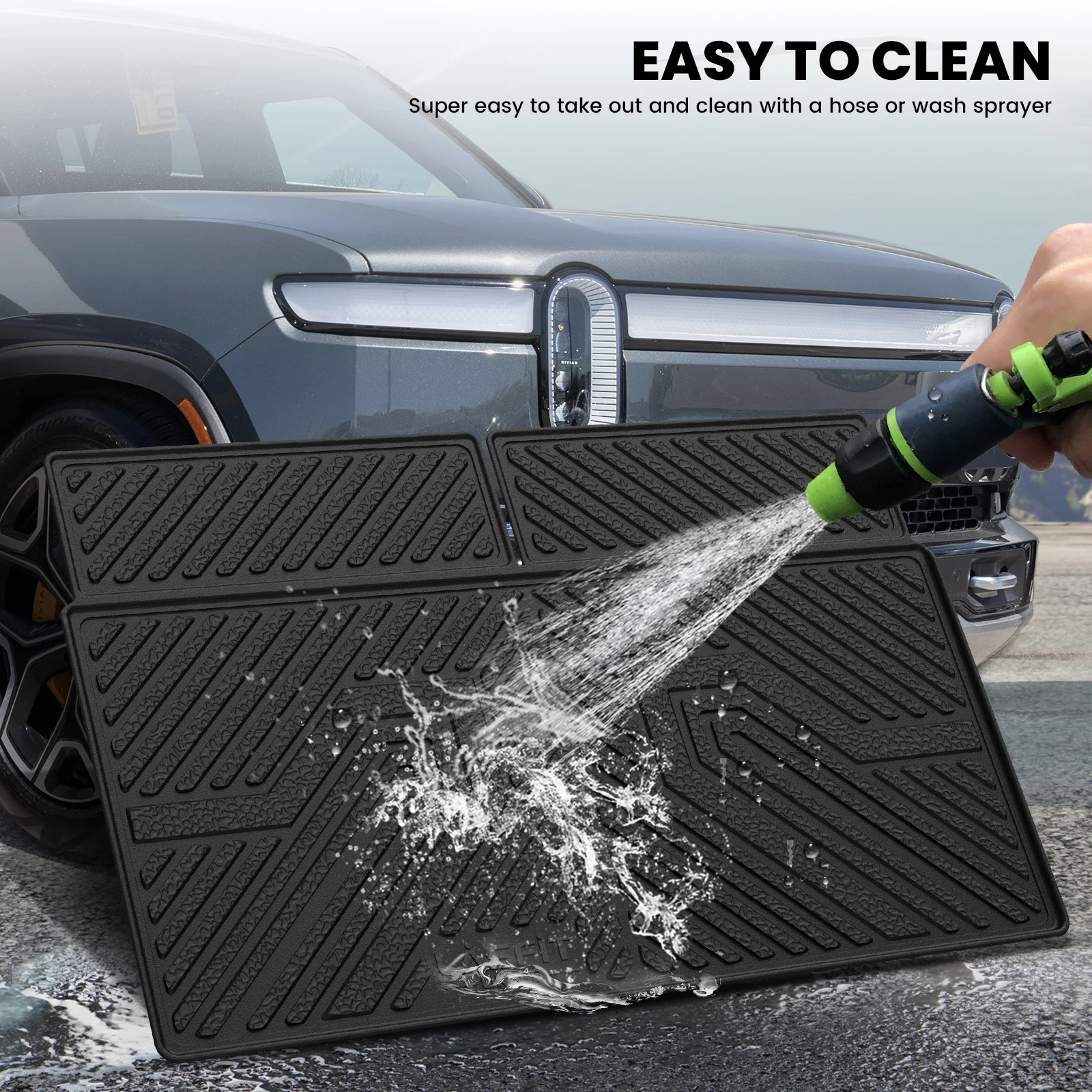 Fit for 2022-2024 Rivian R1S Floor Mats or Seatback & Cargo Mats - Image 20