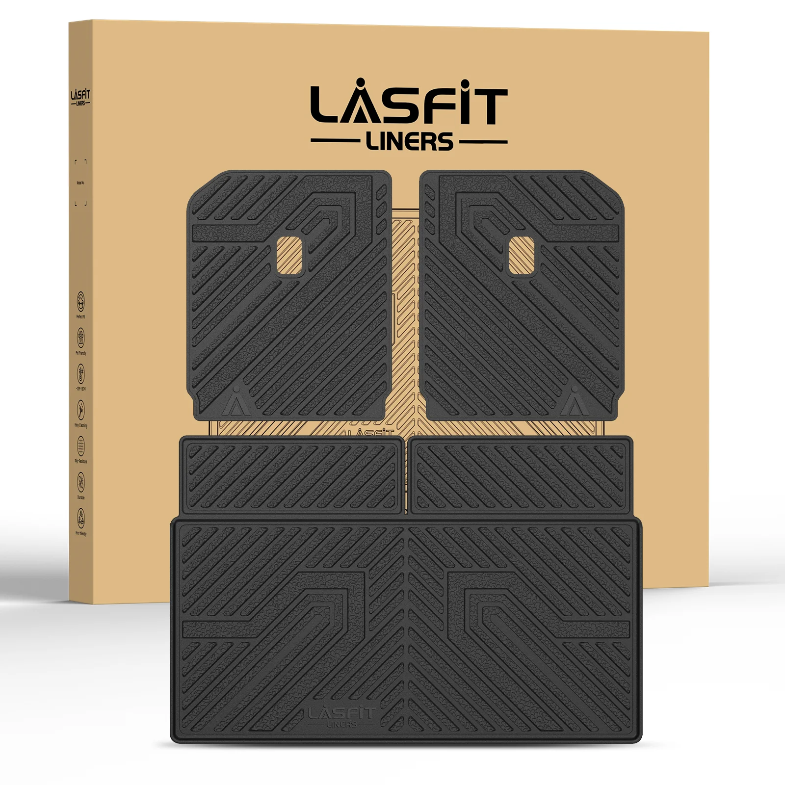 Fit for 2022-2024 Rivian R1S Floor Mats or Seatback & Cargo Mats - Image 23