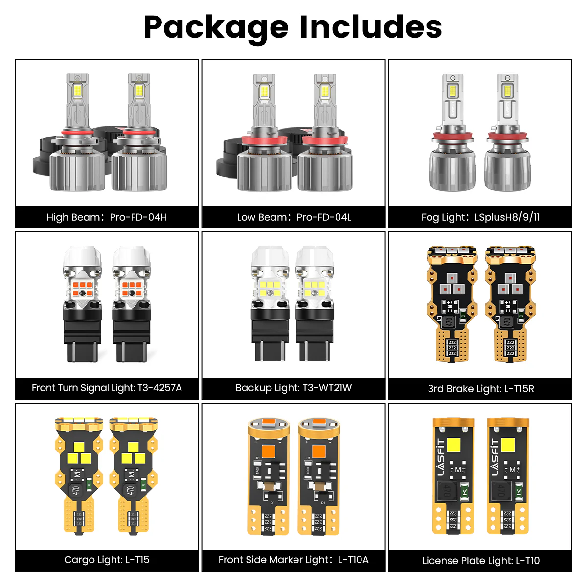 Custom Engineered for 2023-2026 Ford F-250 F-350 F-450 Super Duty XL XLT LED Bulbs Upgrade | Tested and Verified - Image 2
