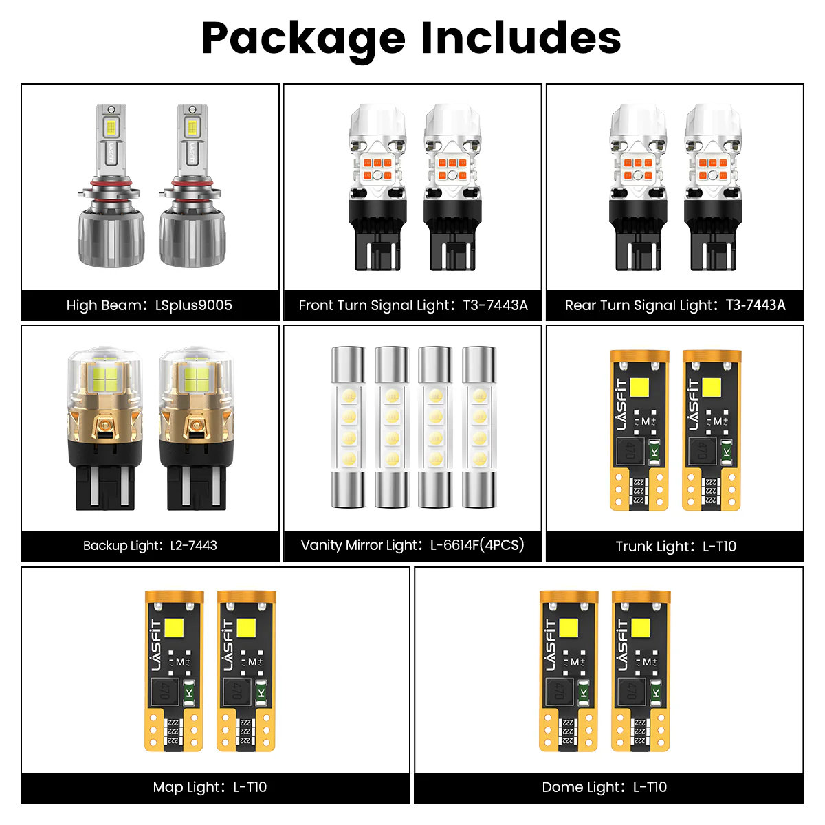 Fit for 2022-2025 Honda Passport The Brightest LED Bulbs Upgrade | Tested and Verified - Image 2