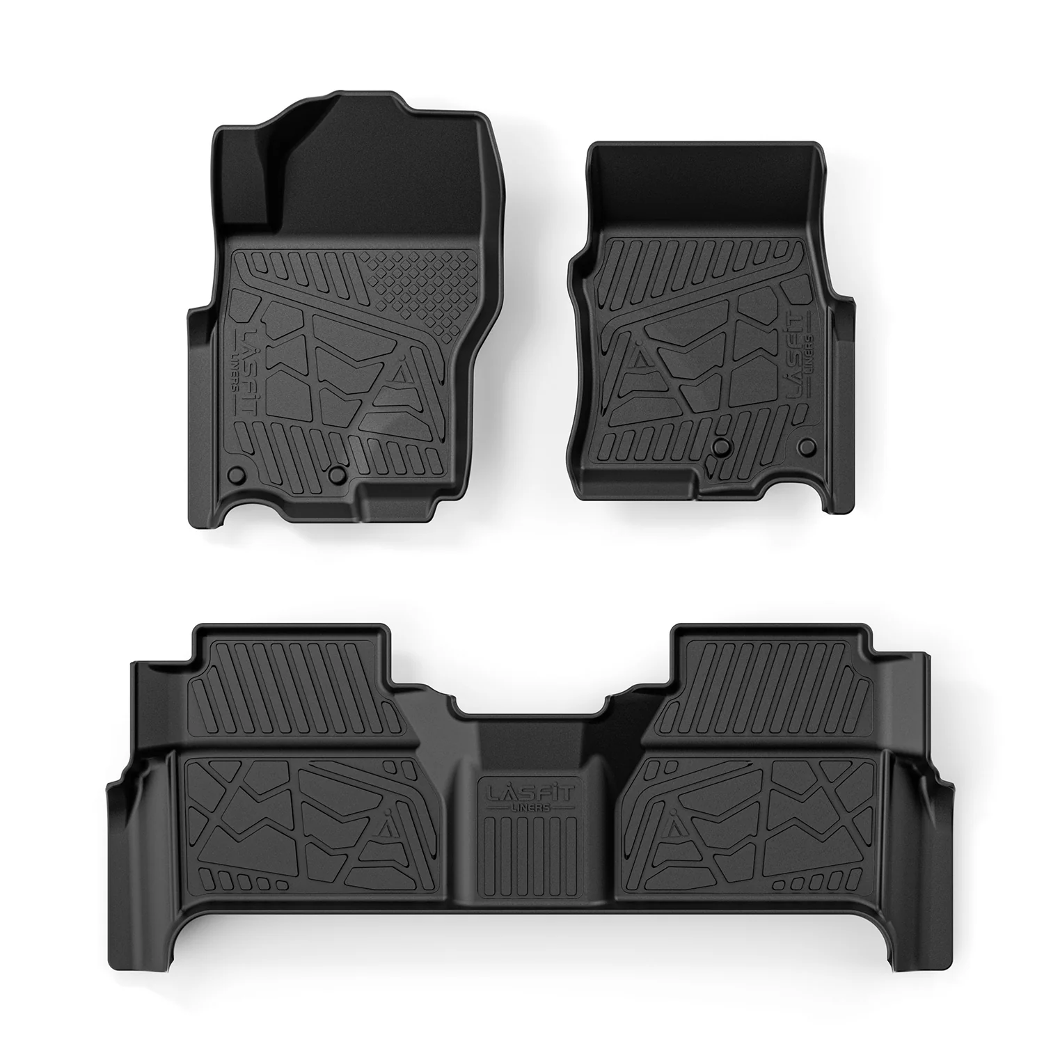 Fit for 2022-2026 Nissan Frontier TPE Floor Mats, Fit Crew Cab Only
