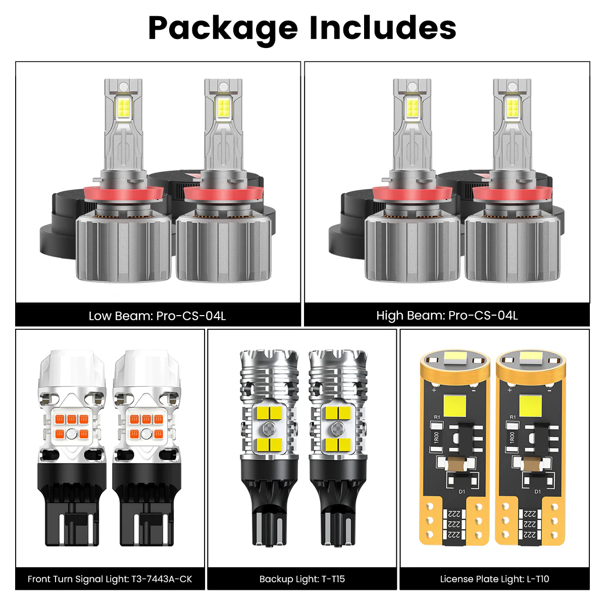Custom Engineered for 2022 Chevrolet Silverado 1500 LED Bulbs Upgrade - Image 66