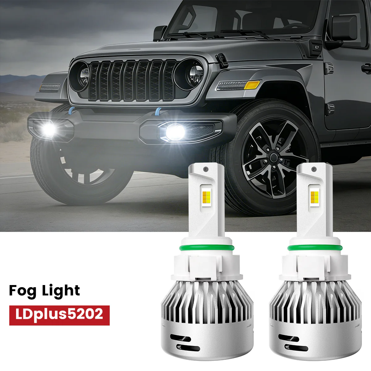 Fit for 2022-2025 Jeep Wrangler 4xe The Brightest LED Bulbs Upgrade - Image 12