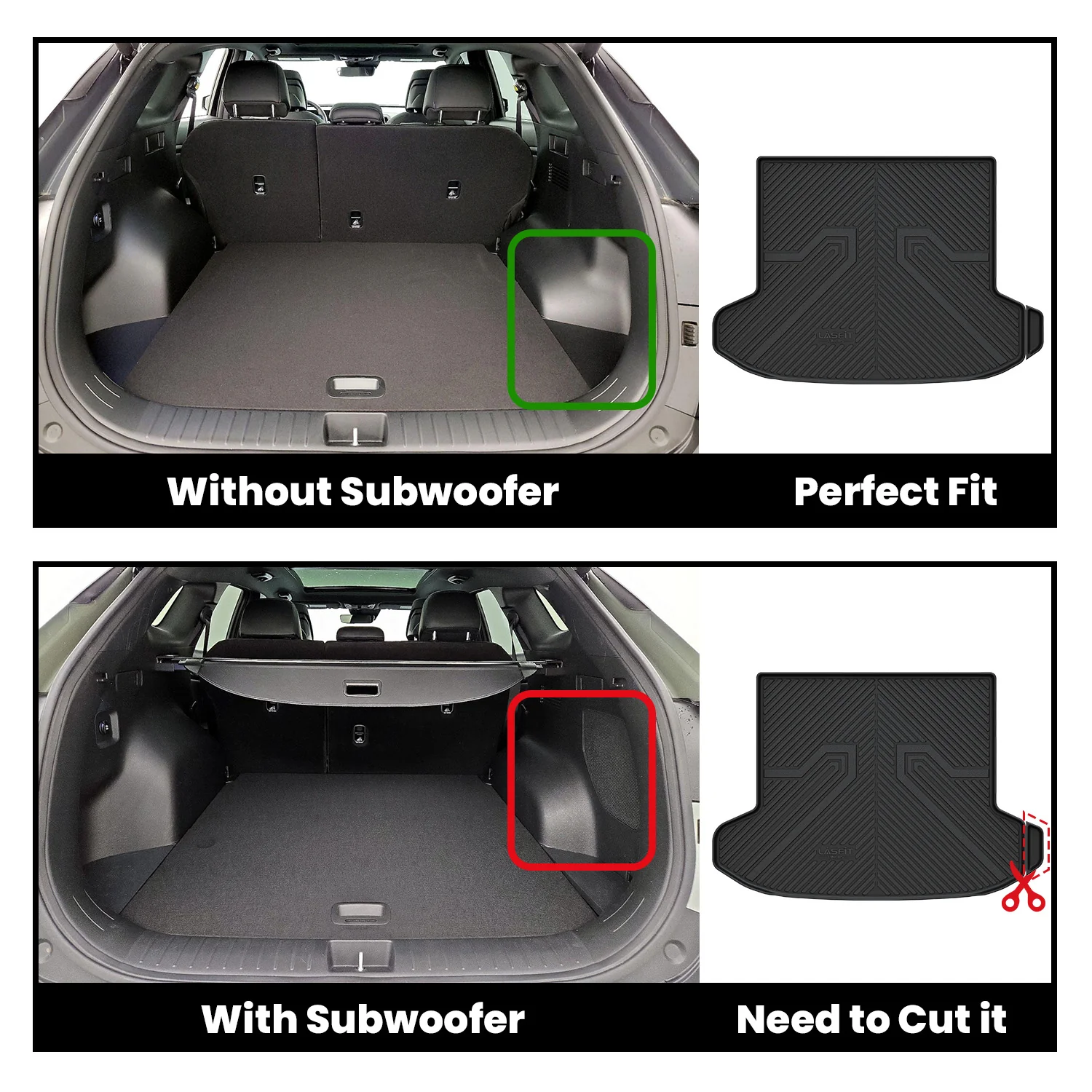 Fit for 2023-2026 Kia Sportage Floor Mats & Cargo Mat, Not Fit Hybrid - Image 2