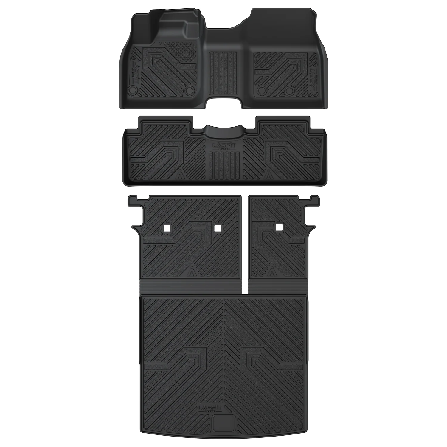 Fit for 2023-2025 Nissan Ariya 1st & 2nd Floor Mats & Cargo & Seatback Mats
