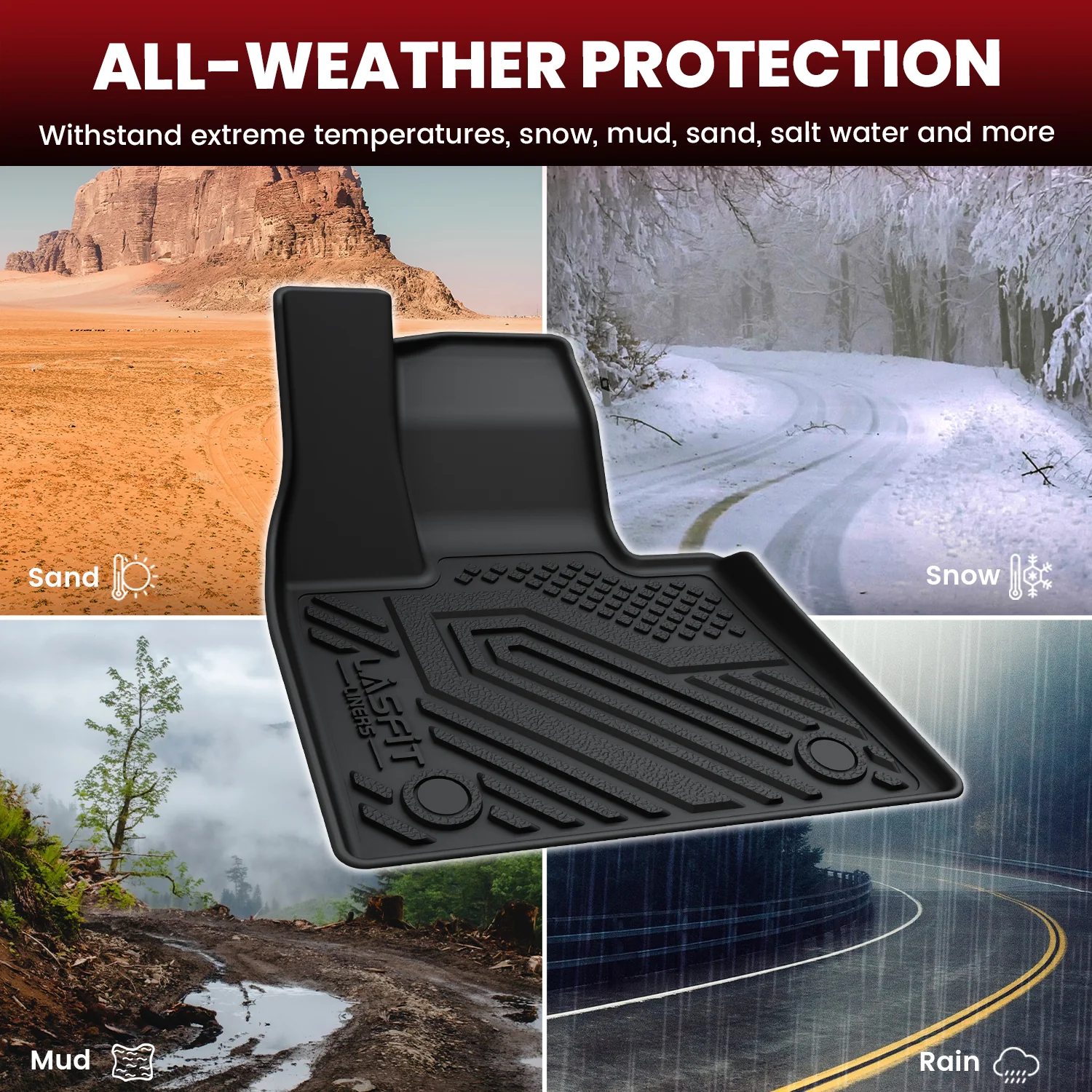 Fit for 2019-2026 BMW X7 Floor Mats, Fit 7 Seats Only, Not Fit 6 Seats - Image 13