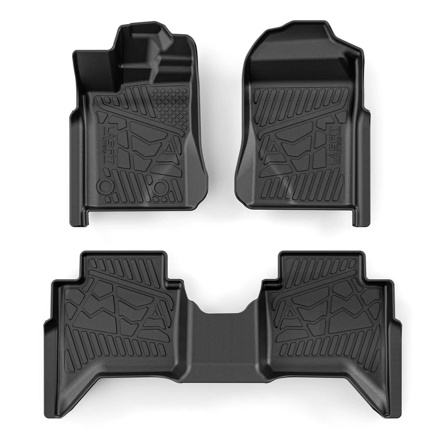Fit for 2024-2026 Ford Ranger TPE Floor Mats, Fit Carpet Floor Only