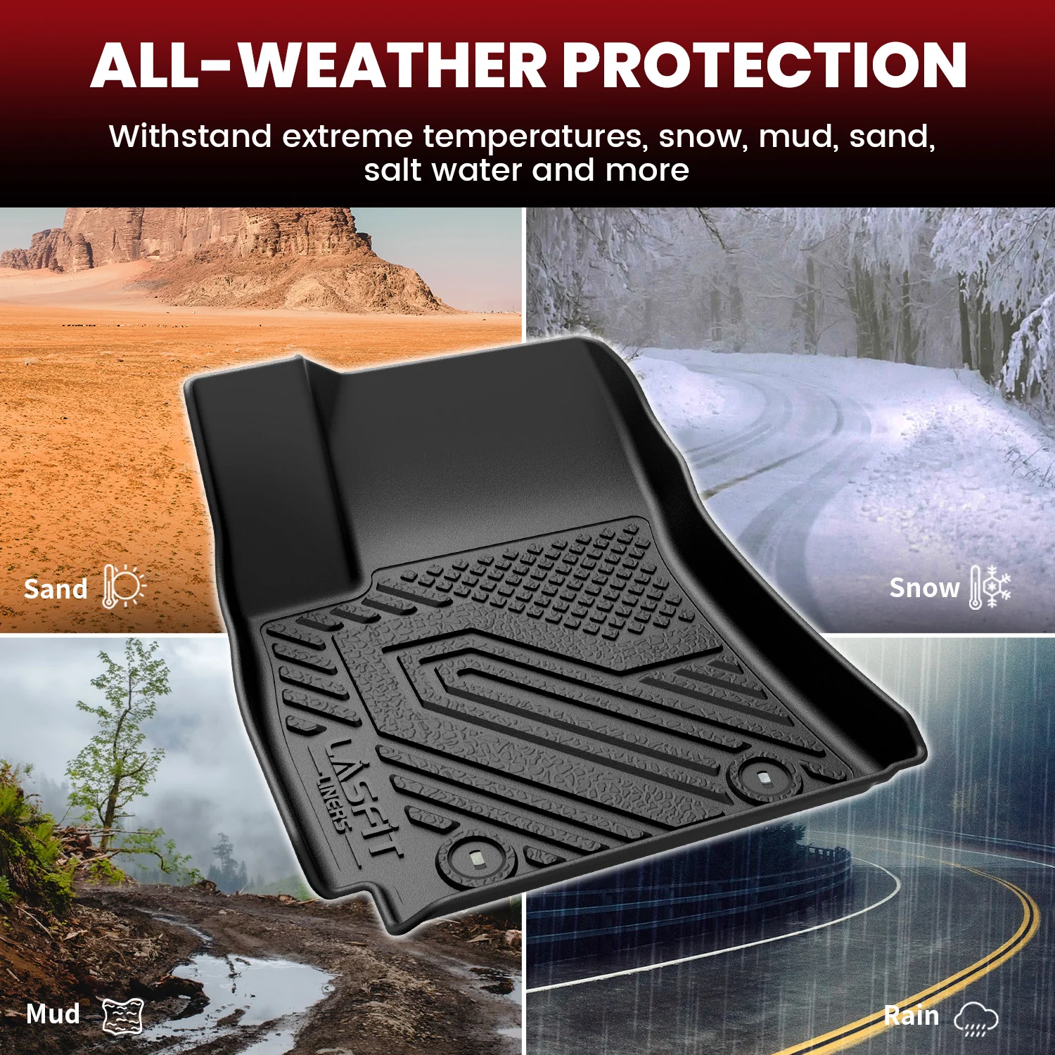Fit for 2024-2026 Hyundai Kona Floor Mats or Seatback & Cargo Mat - Image 5