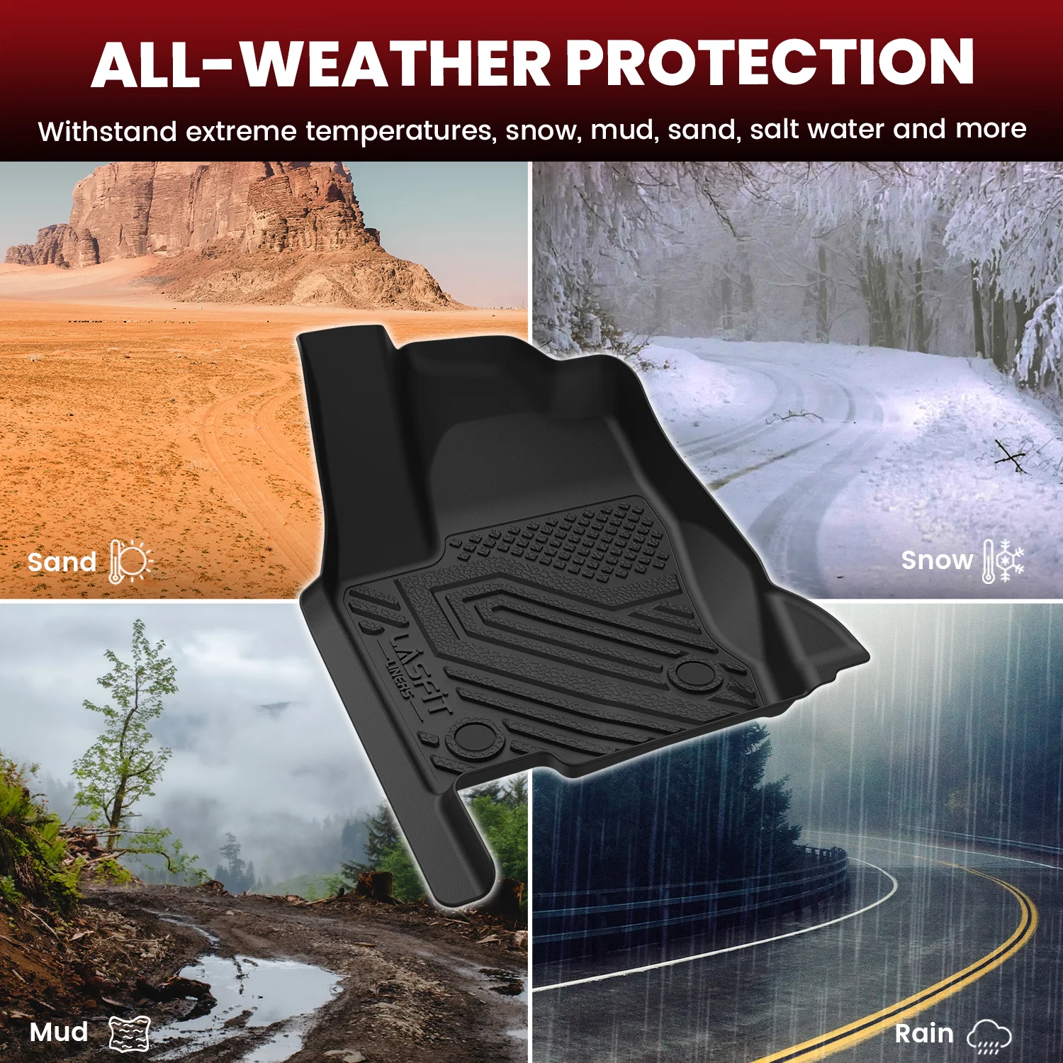 Fit for 2024-2027 Toyota Land Cruiser Floor Mats or Seatback & Cargo Mat - Image 12
