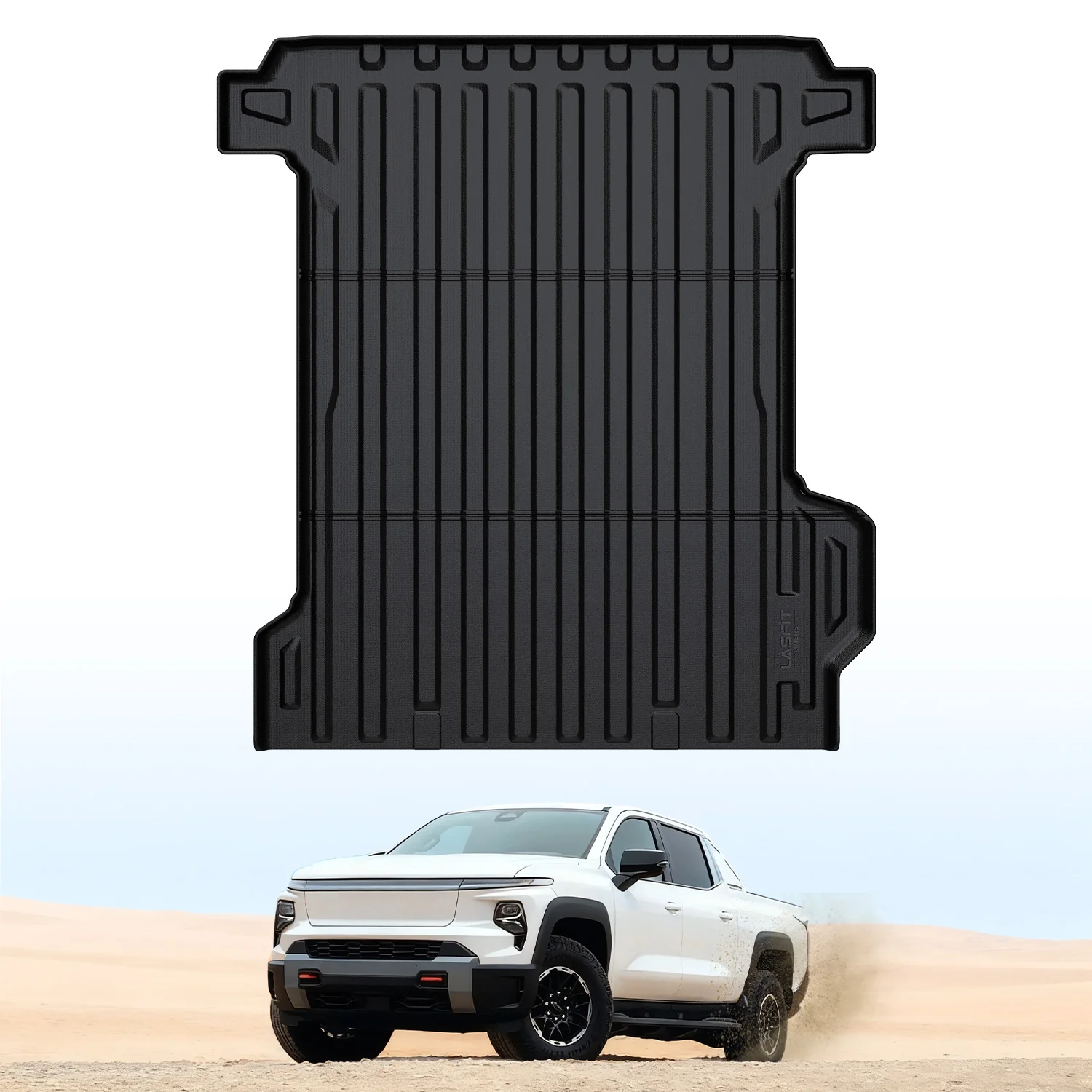 Fit for 2024-2026 Chevrolet Silverado EV 5.9FT Bed Mat - Image 10
