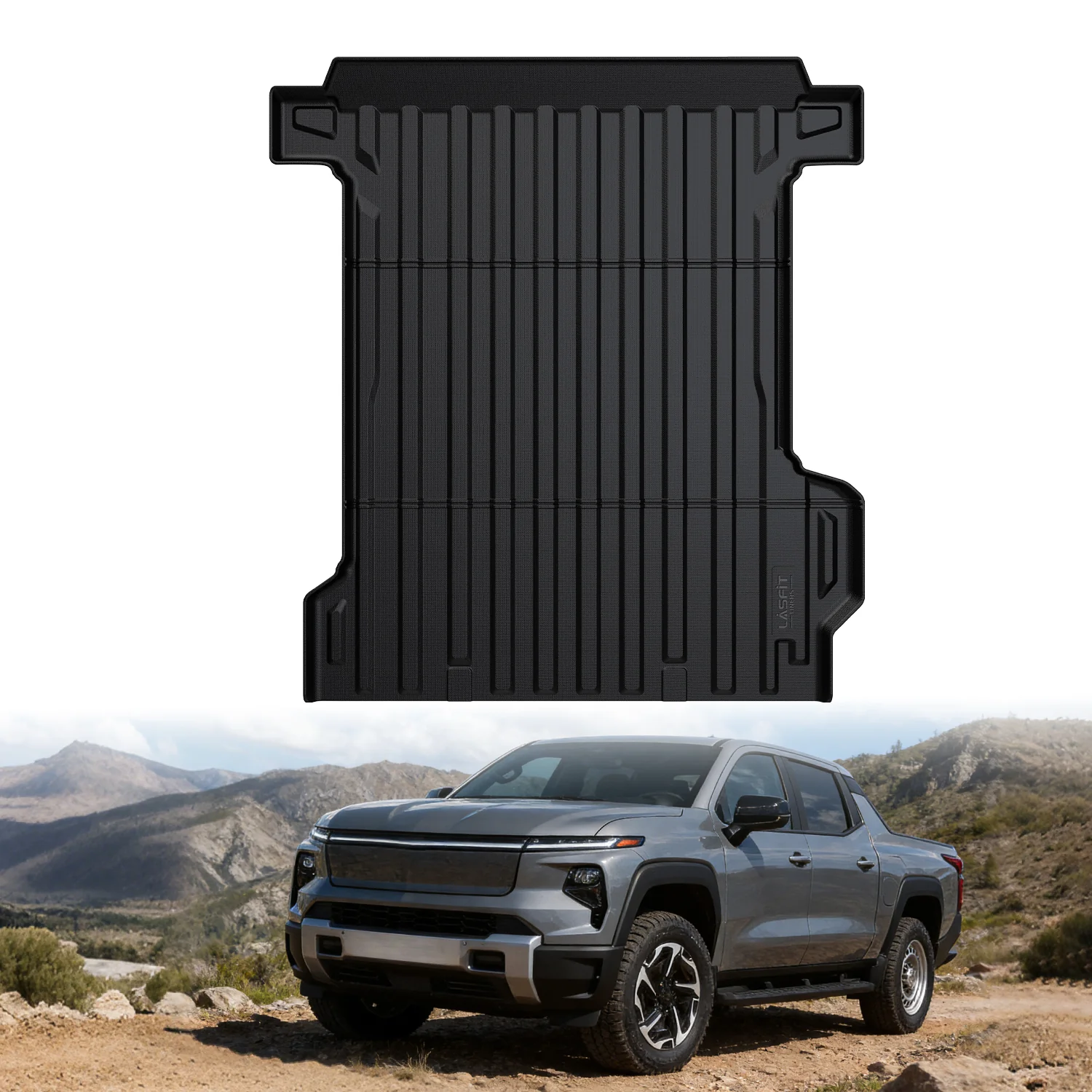 Fit for 2024-2026 Chevrolet Silverado EV 5.9FT Bed Mat - Image 19