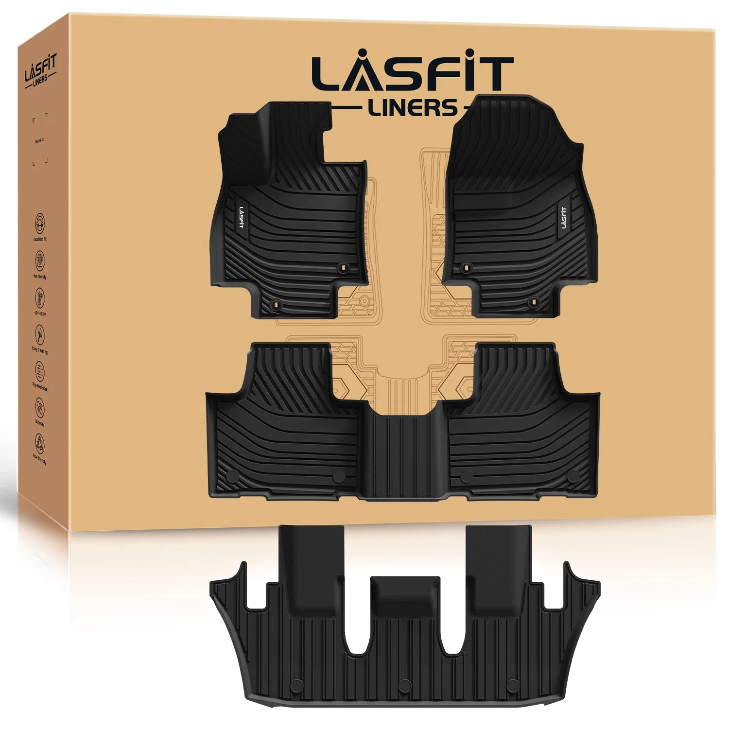 Fit for 2024-2026 Lexus TX 350 500h 550h+ Floor Mats or Cargo Mats - Image 18