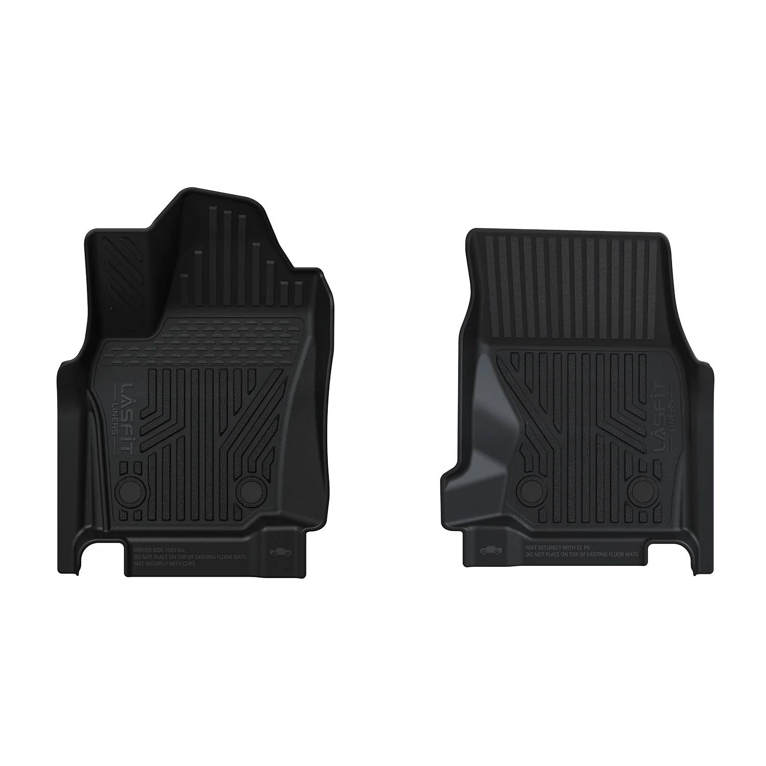 Fit for 2024-2026 Toyota Tacoma 1st Row Floor Mats, Fit Auto Transmission Only
