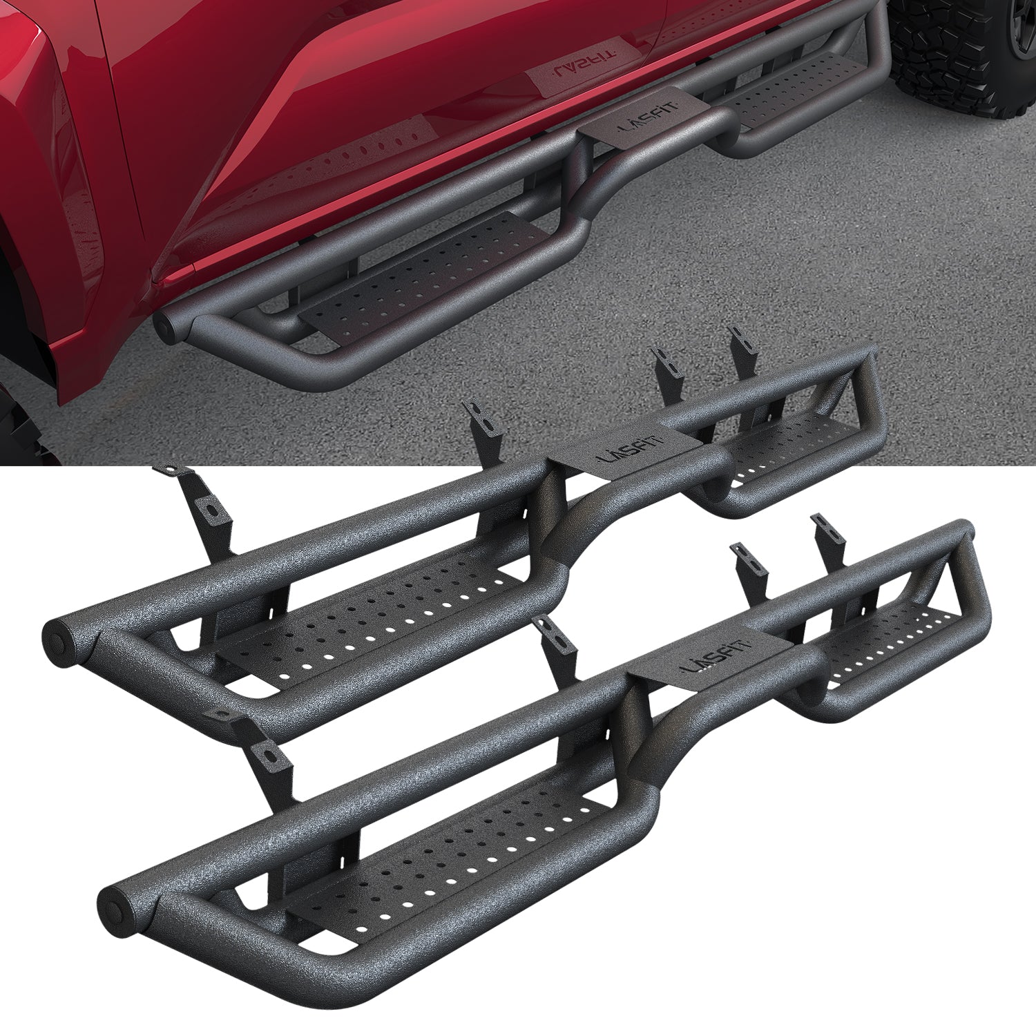 Fit for 2024-2026 Toyota Tacoma Running Boards Side Steps, Fit Double Cab ONLY