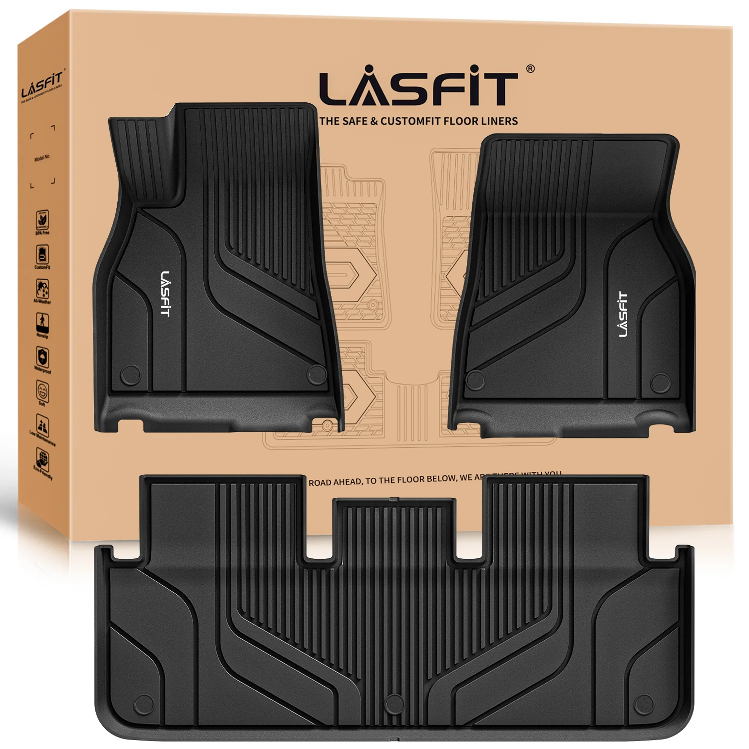 Fit for 2025-2026 Tesla Model S Custom Floor Mats - Image 9