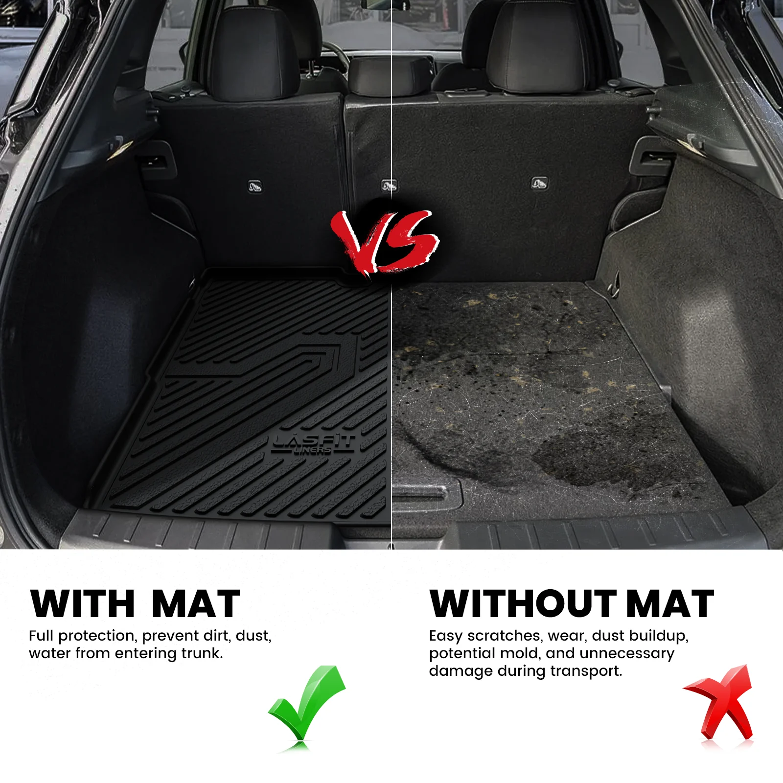 Fit for 2025-2026 Nissan Kicks Floor Mats or Seatback Mat & Cargo Mat, Not Fit 2025 Kicks Play - Image 22