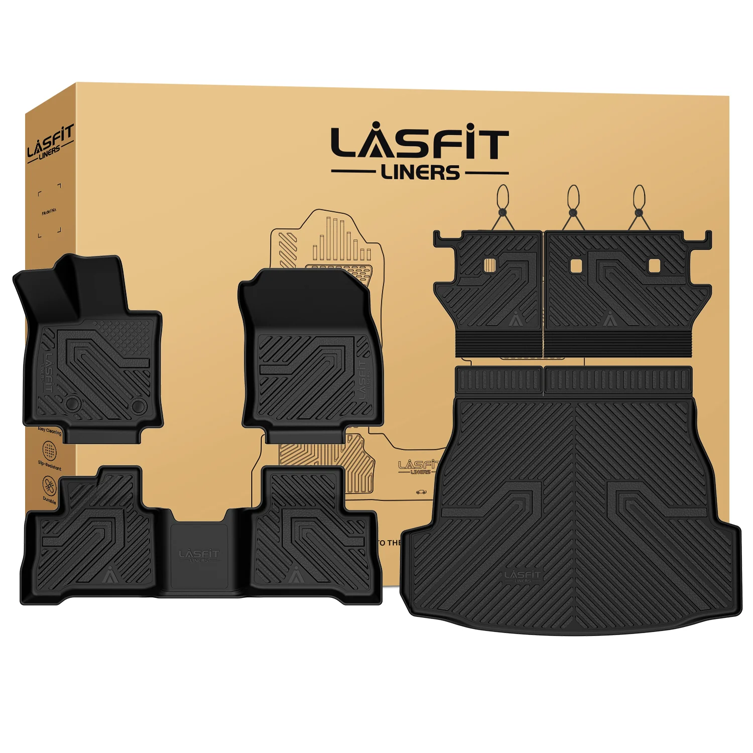 Fit for 2026 Toyota RAV4 Hybrid Floor Mats or Seatback & Cargo Mats, Not Fit Plug-in Hybrid - Image 11