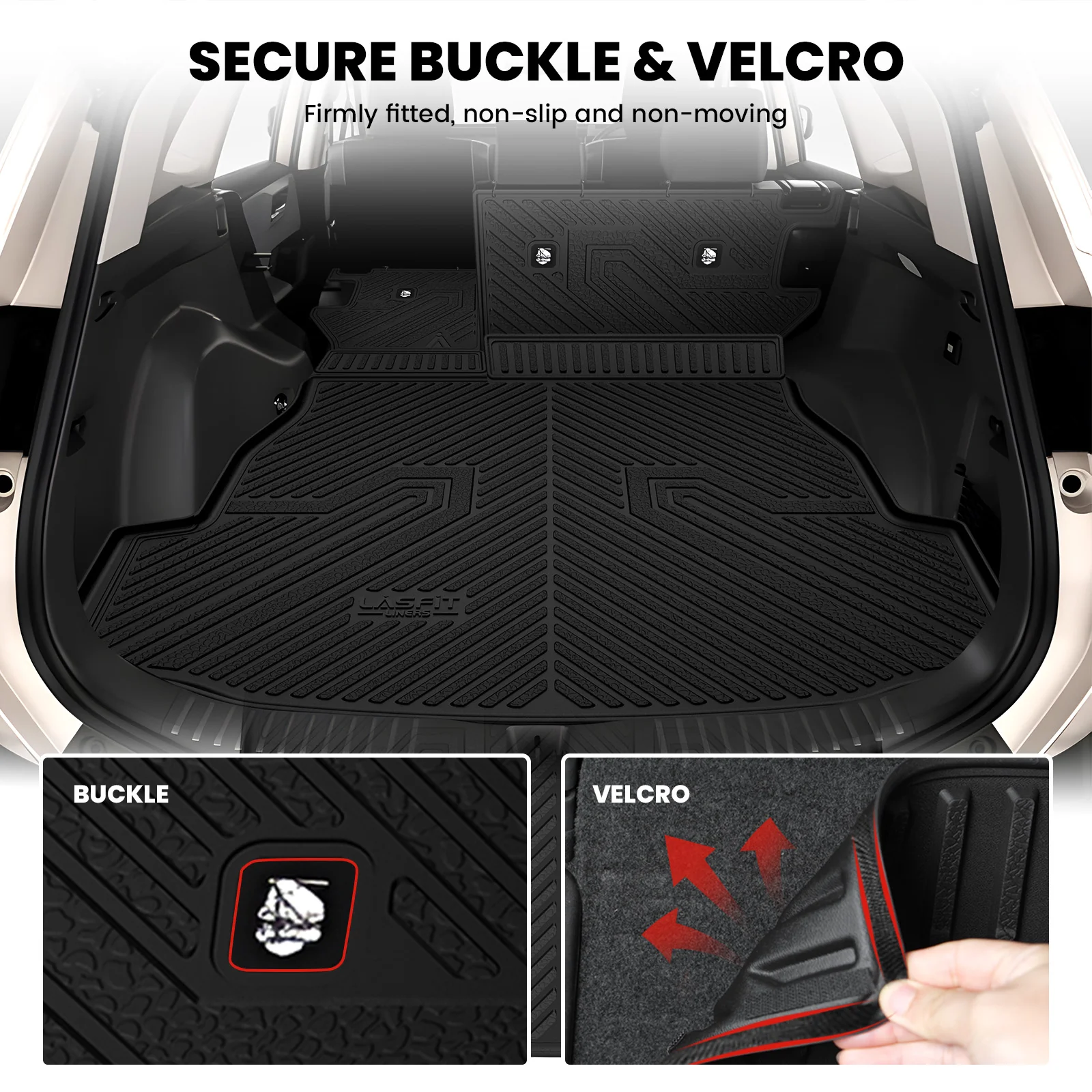 Fit for 2026 Toyota RAV4 Hybrid Floor Mats or Seatback & Cargo Mats, Not Fit Plug-in Hybrid - Image 25