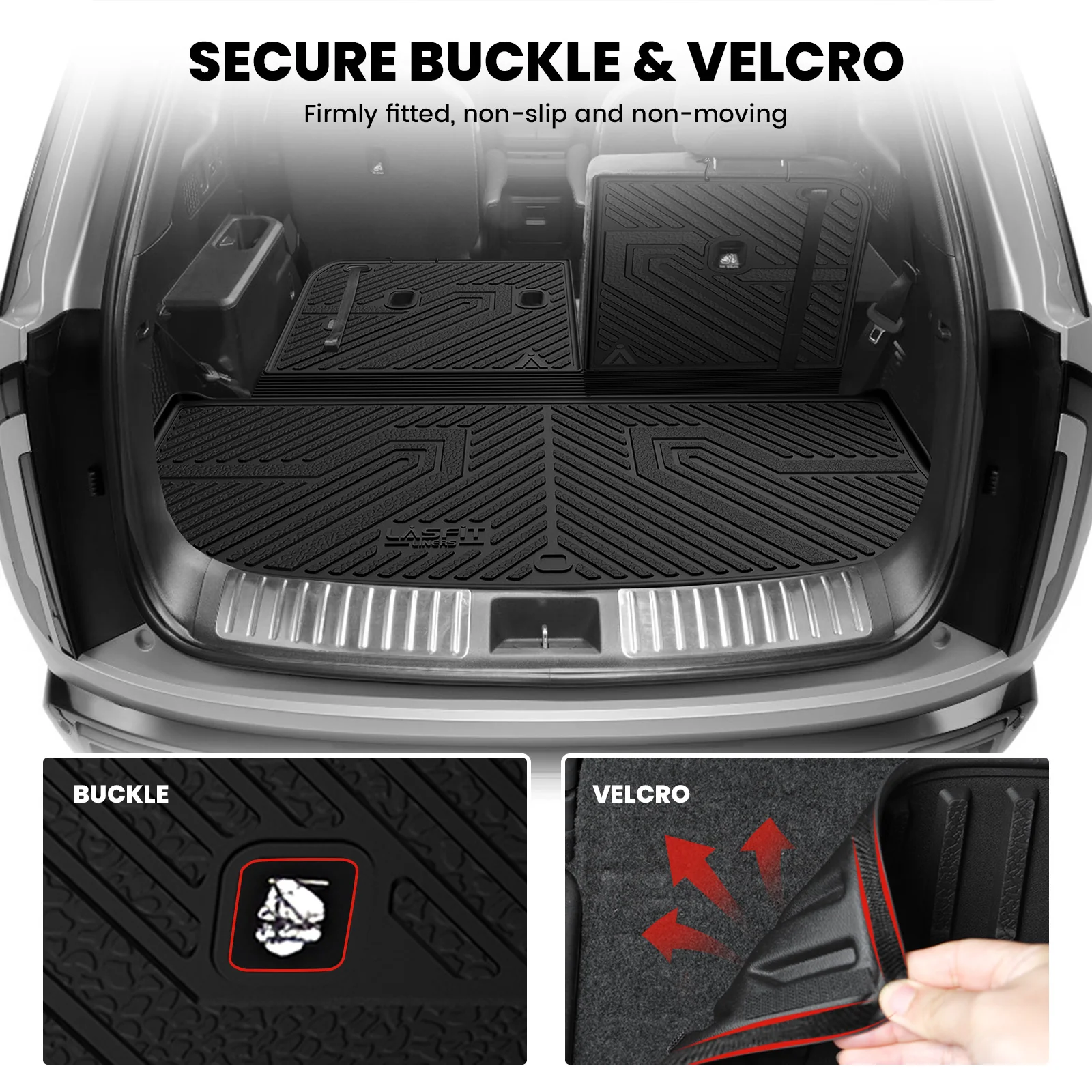Fit for 2027 Kia Telluride Floor Mats or Seatback & Cargo & Rear Trunk Mat - Image 26