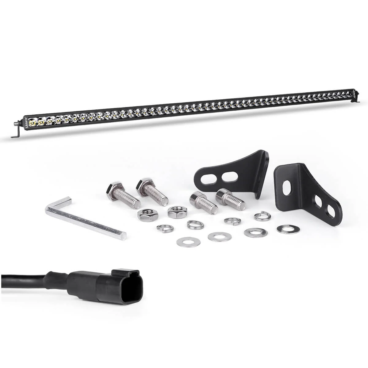 52" Light Bar Hood Mount Kit For 2018-2024 Jeep Wrangler JL Gladiator JT | LASFIT - Image 18