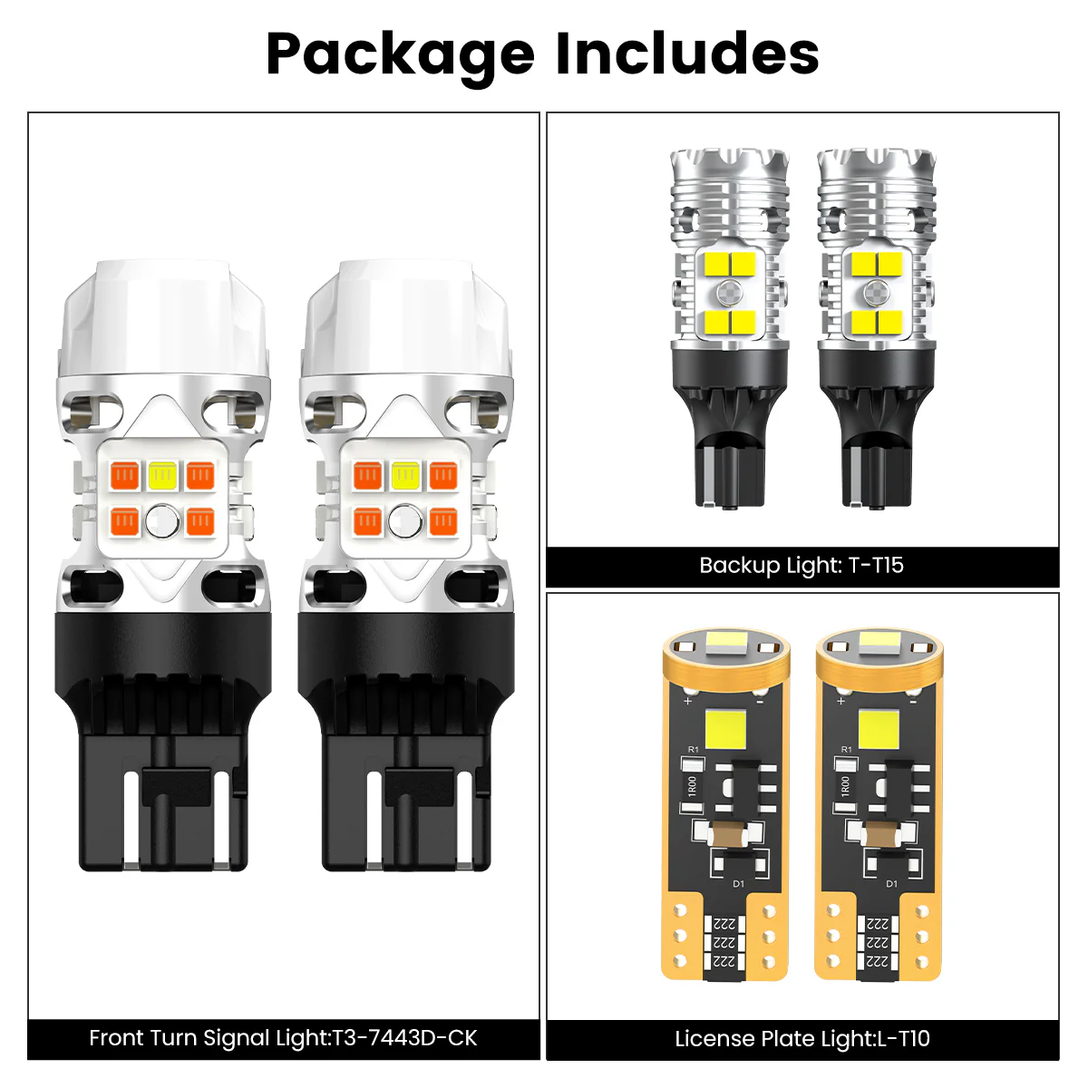 Custom Engineered for 2020-2026 Chevrolet Silverado HD 2500/3500 WT LT Custom LED Bulbs Upgrade | Tested and Verified - Image 12